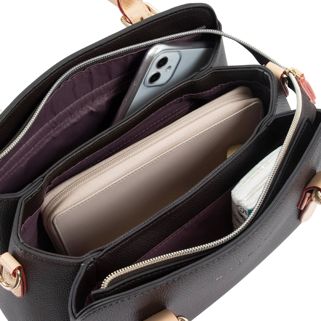 Bugatti Ella Handtasche, dunkelbraun – Ansicht 1