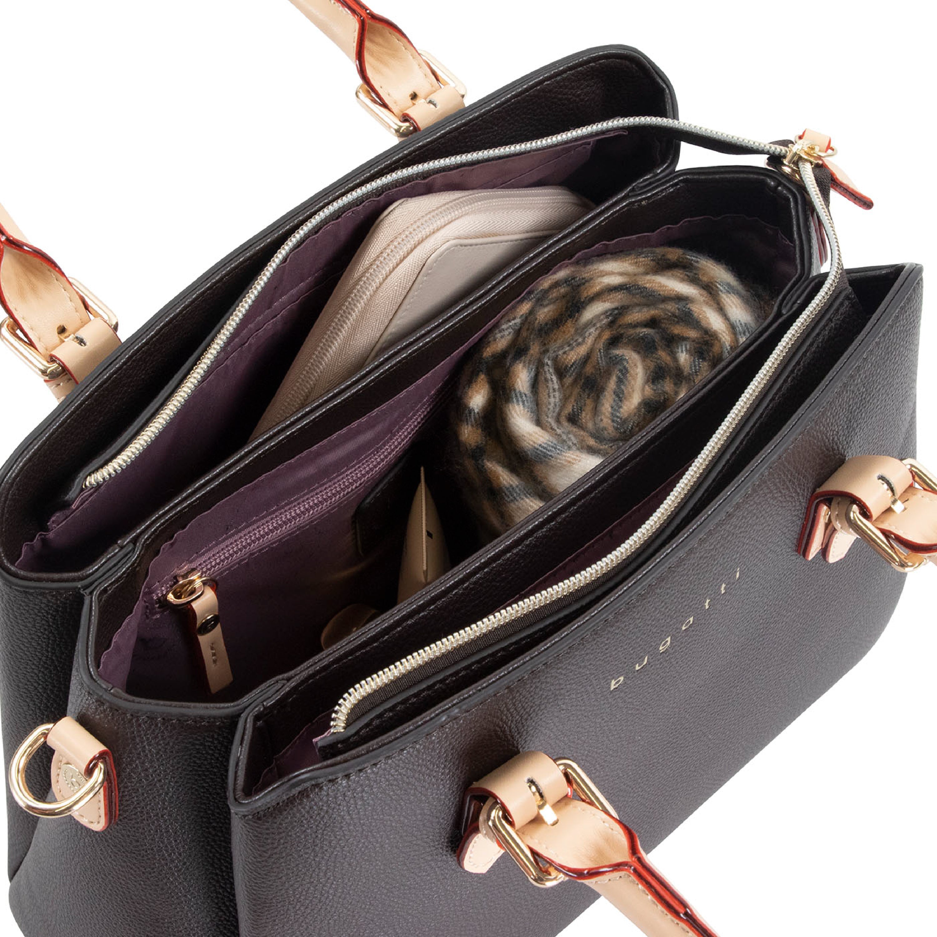 Bugatti Ella Handtasche M, dunkelbraun – Ansicht 1