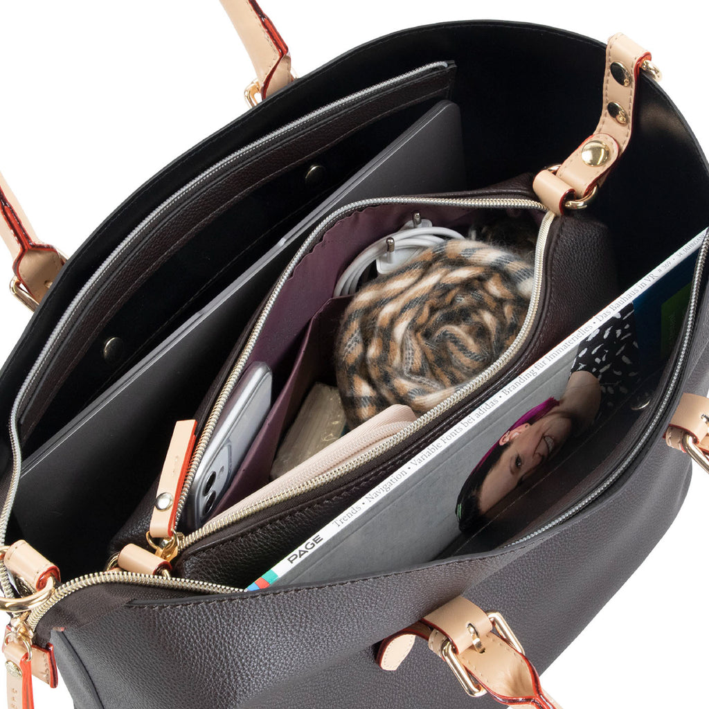 Bugatti Ella Shopper M, dunkelbraun – Ansicht 7