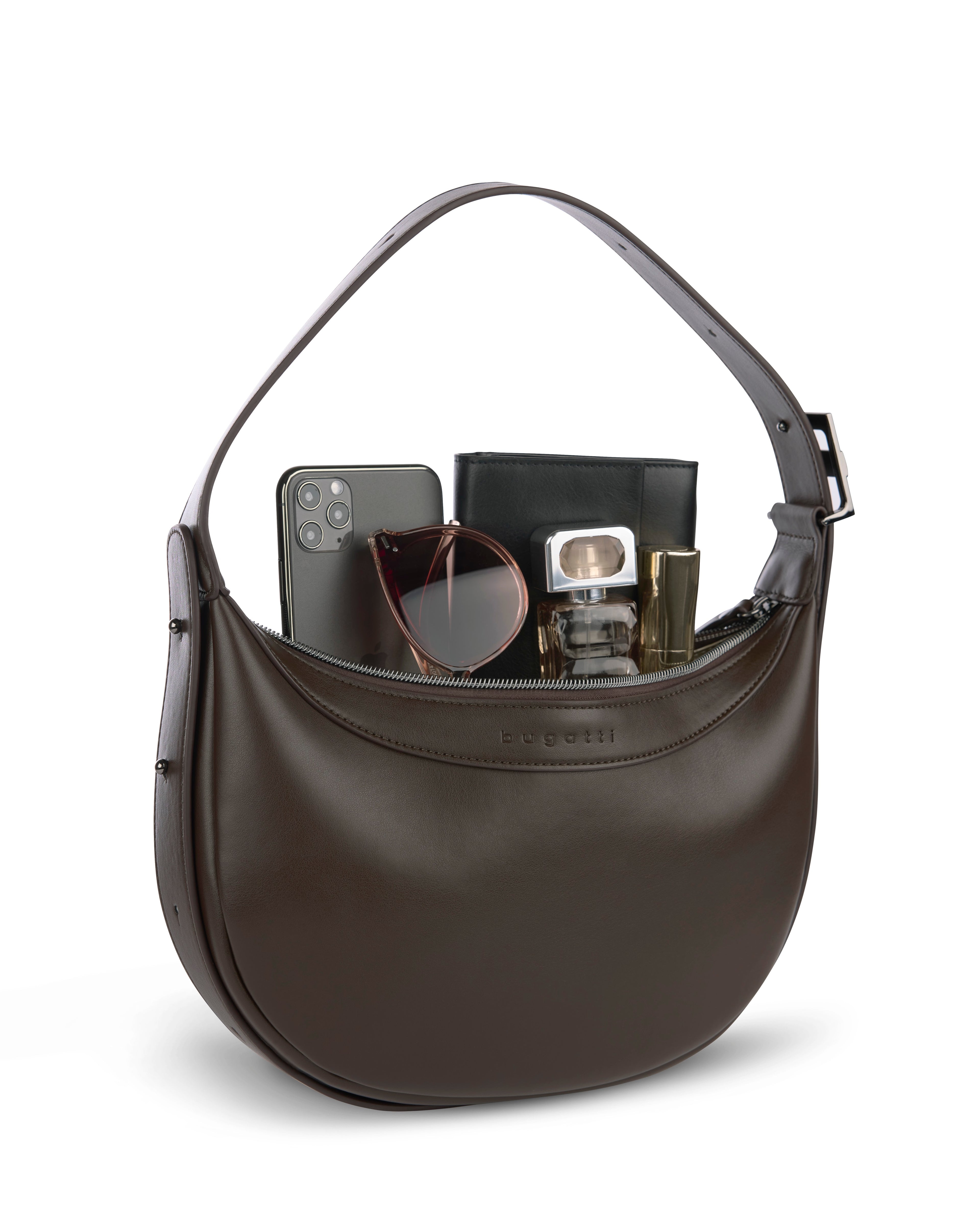 Bugatti Amelie Schultertasche, braun – Ansicht 1