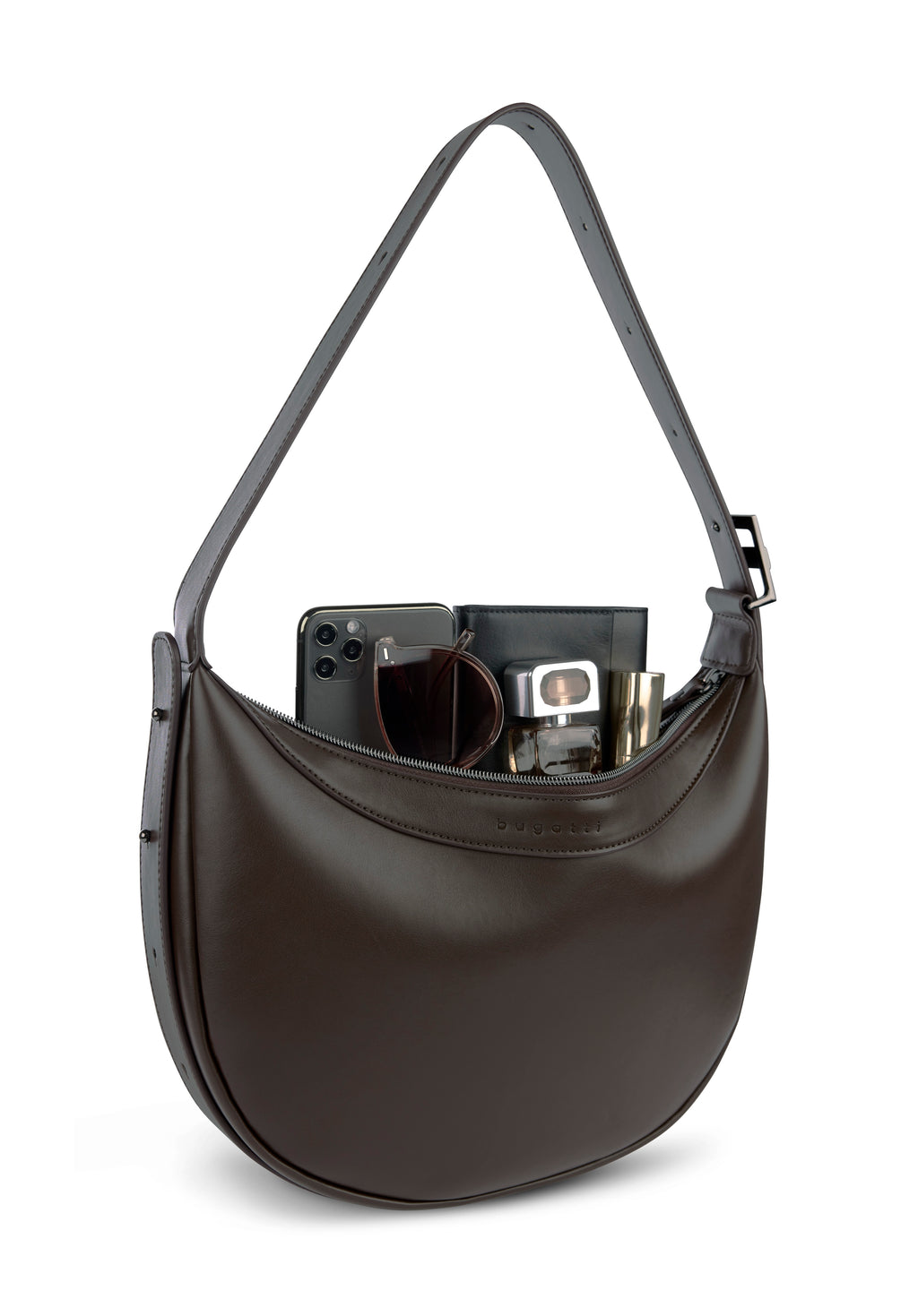 Bugatti Amelie Schultertasche M, braun – Ansicht 1