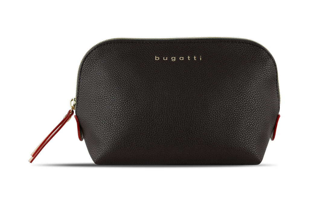 Bugatti Kosmetiktasche Ella oval, Dunkelbraun