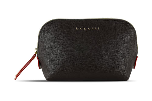 Bugatti Kosmetiktasche Ella oval, Dunkelbraun