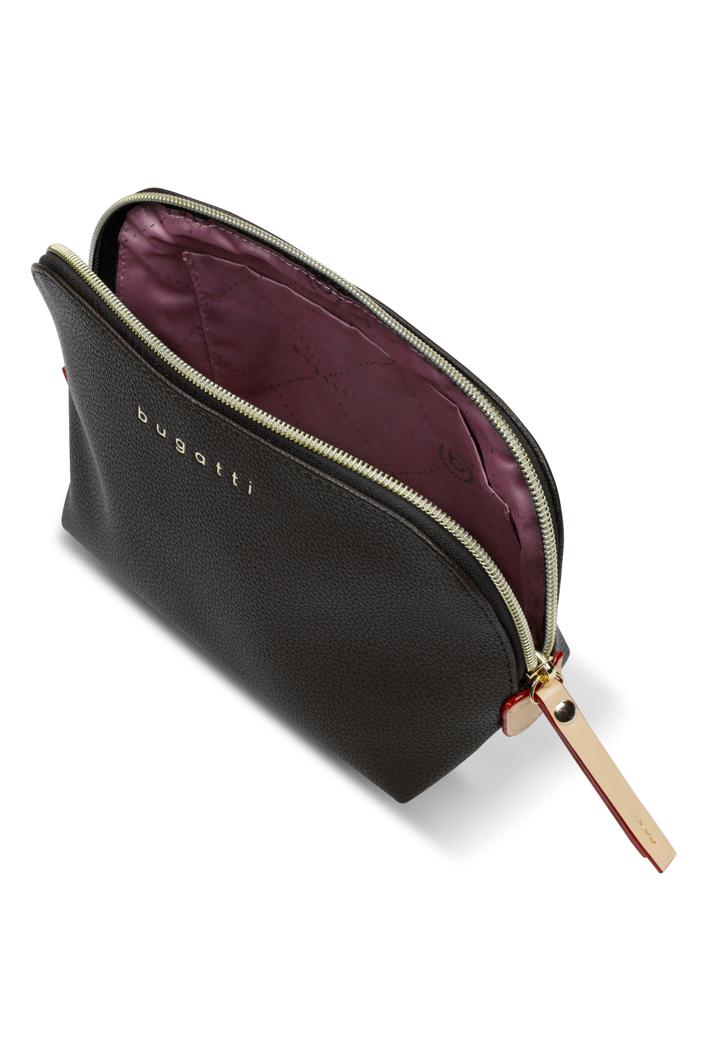 Bugatti Kosmetiktasche Ella oval, Dunkelbraun
