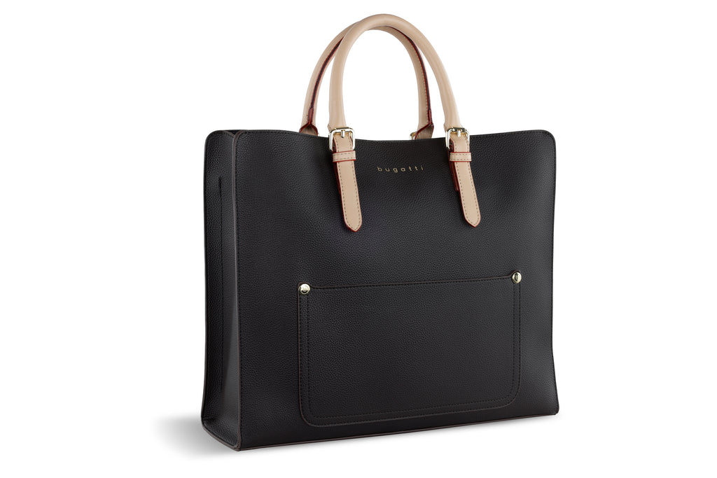 Bugatti ELLA Kurzgrifftasche XL, dunkelbraun – Ansicht 3