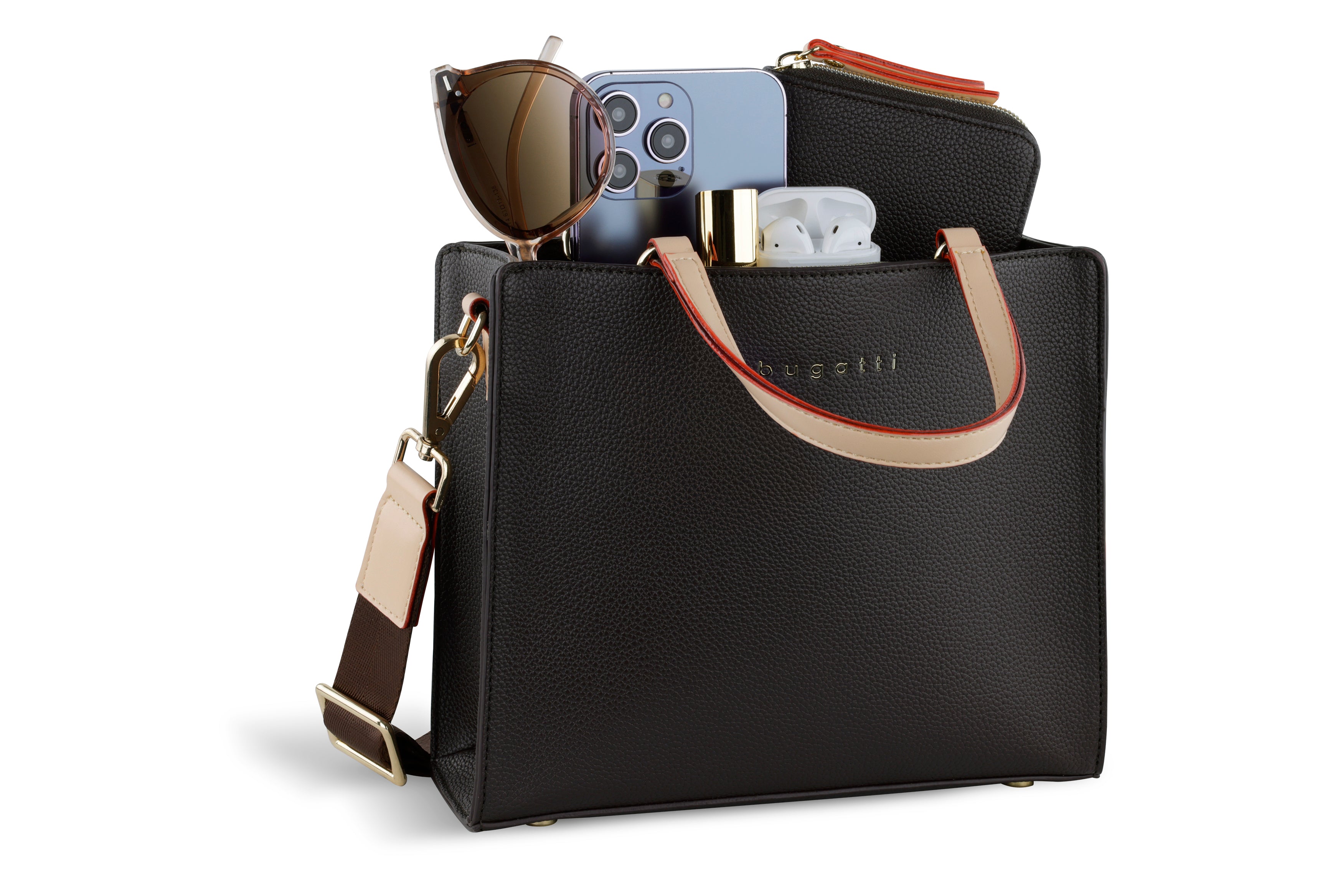 Bugatti ELLA Tote Bag Mini, dunkelbraun – Ansicht 1