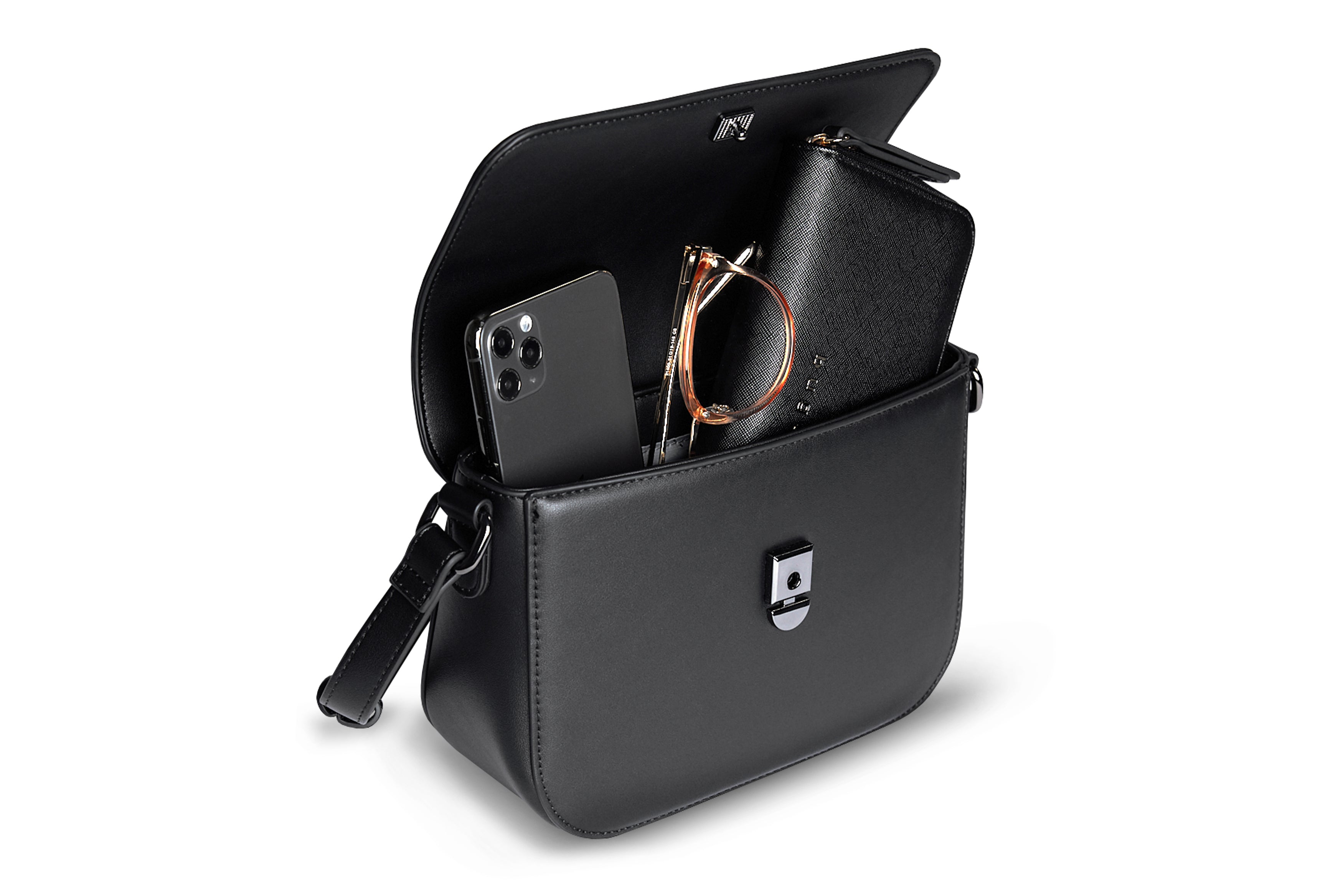 Bugatti Almata Schultertasche S, braun – Ansicht 1
