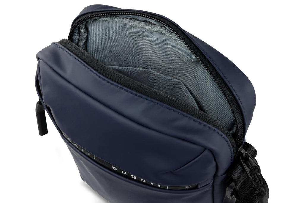 Bugatti Blanc Schultertasche S, blau – Ansicht 6