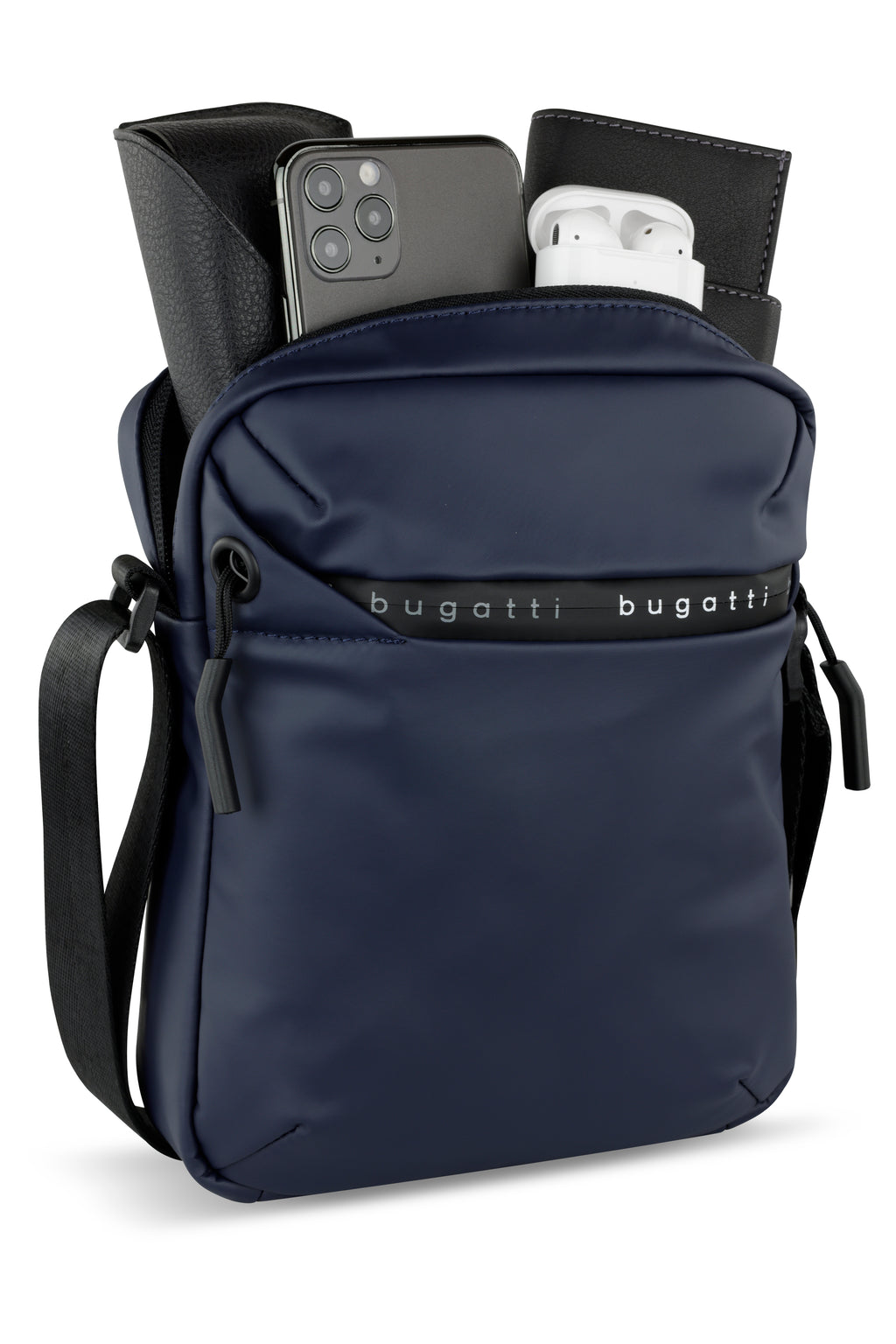 Bugatti Blanc Schultertasche S, blau – Ansicht 1