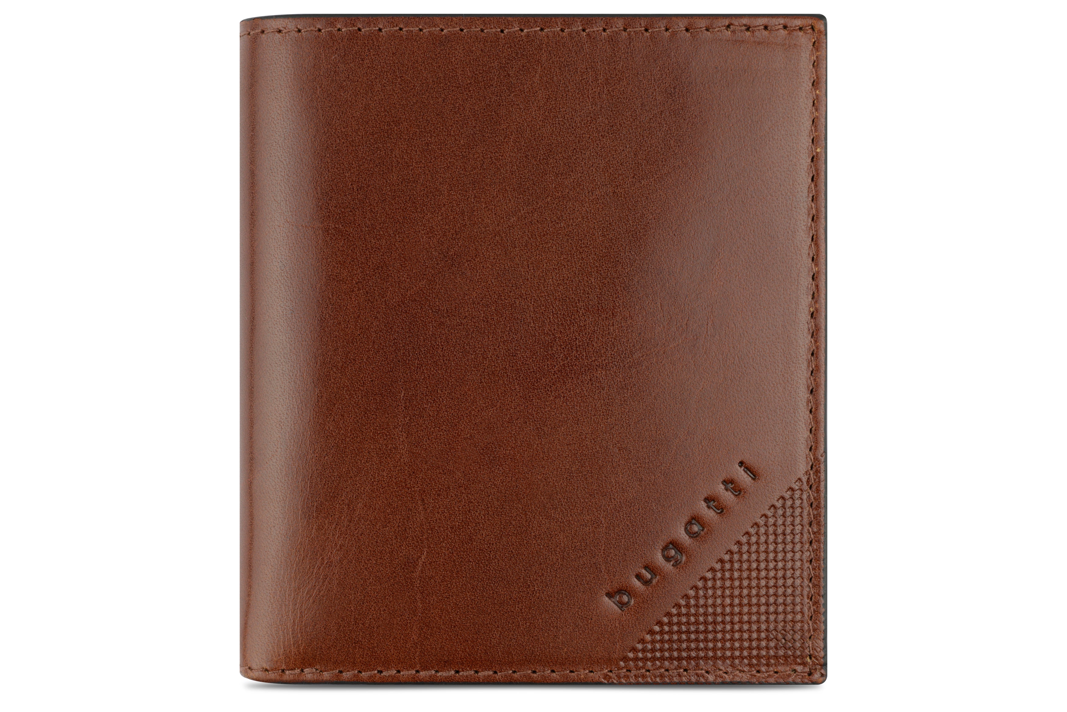 Bugatti Nobile Hochformatbörse klein mit Klappe, cognac – Ansicht 2