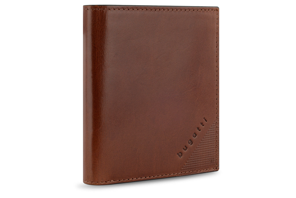 Bugatti Nobile Hochformatbörse klein mit Klappe, cognac – Ansicht 3