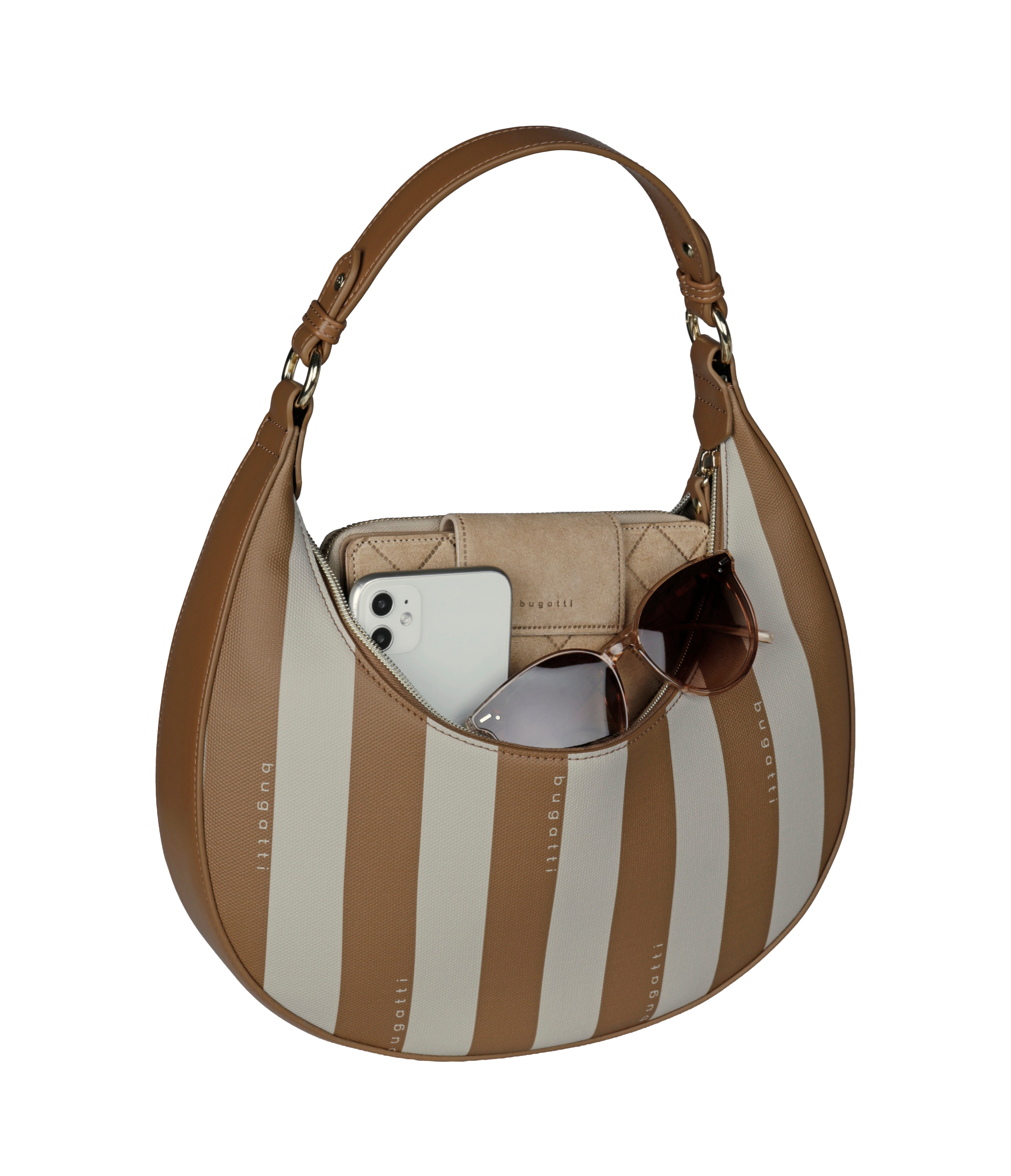 Bugatti Cleo Schultertasche, cognac – Ansicht 1