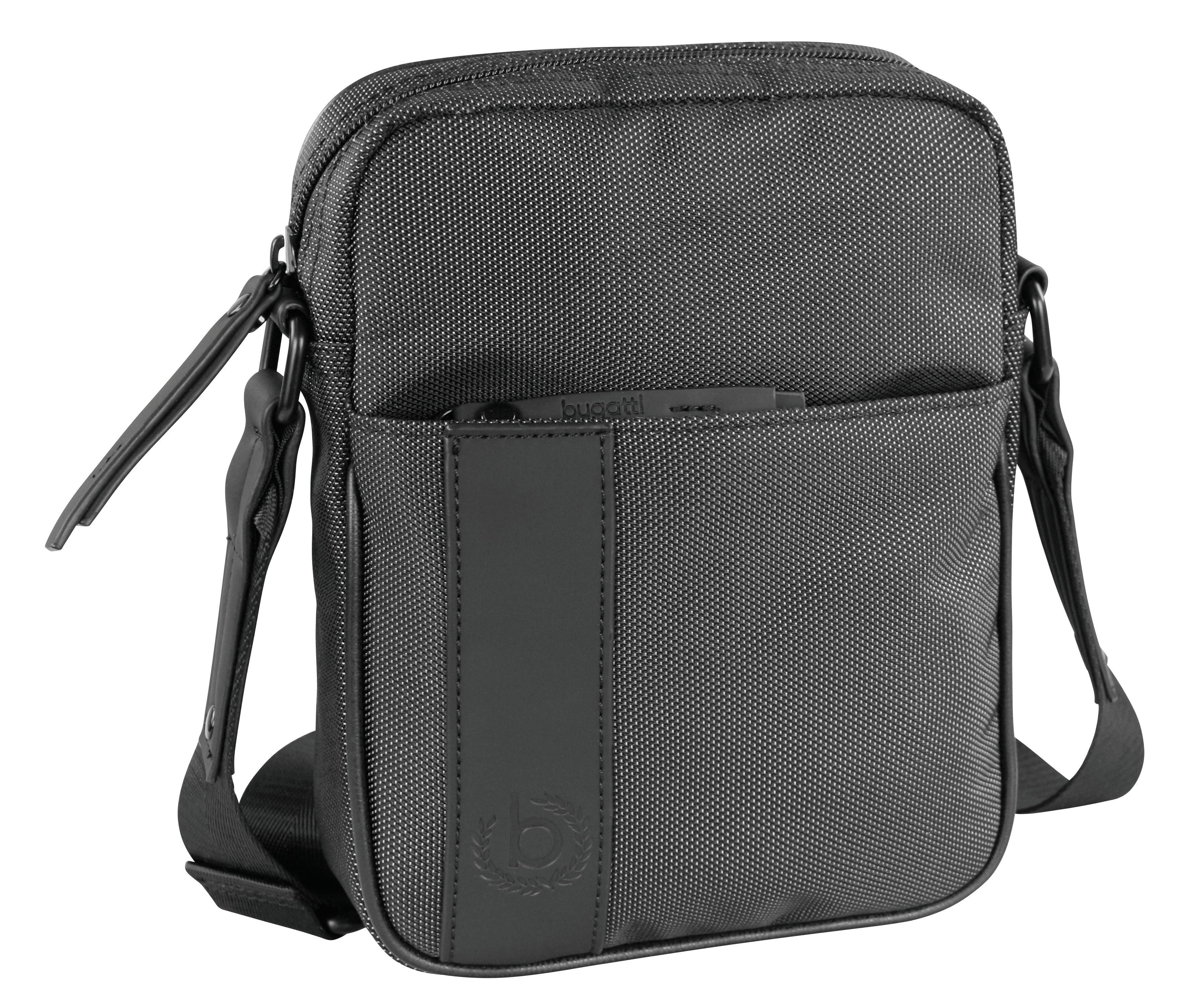 Bugatti Domani Schultertasche, klein, anthrazit – Ansicht 2