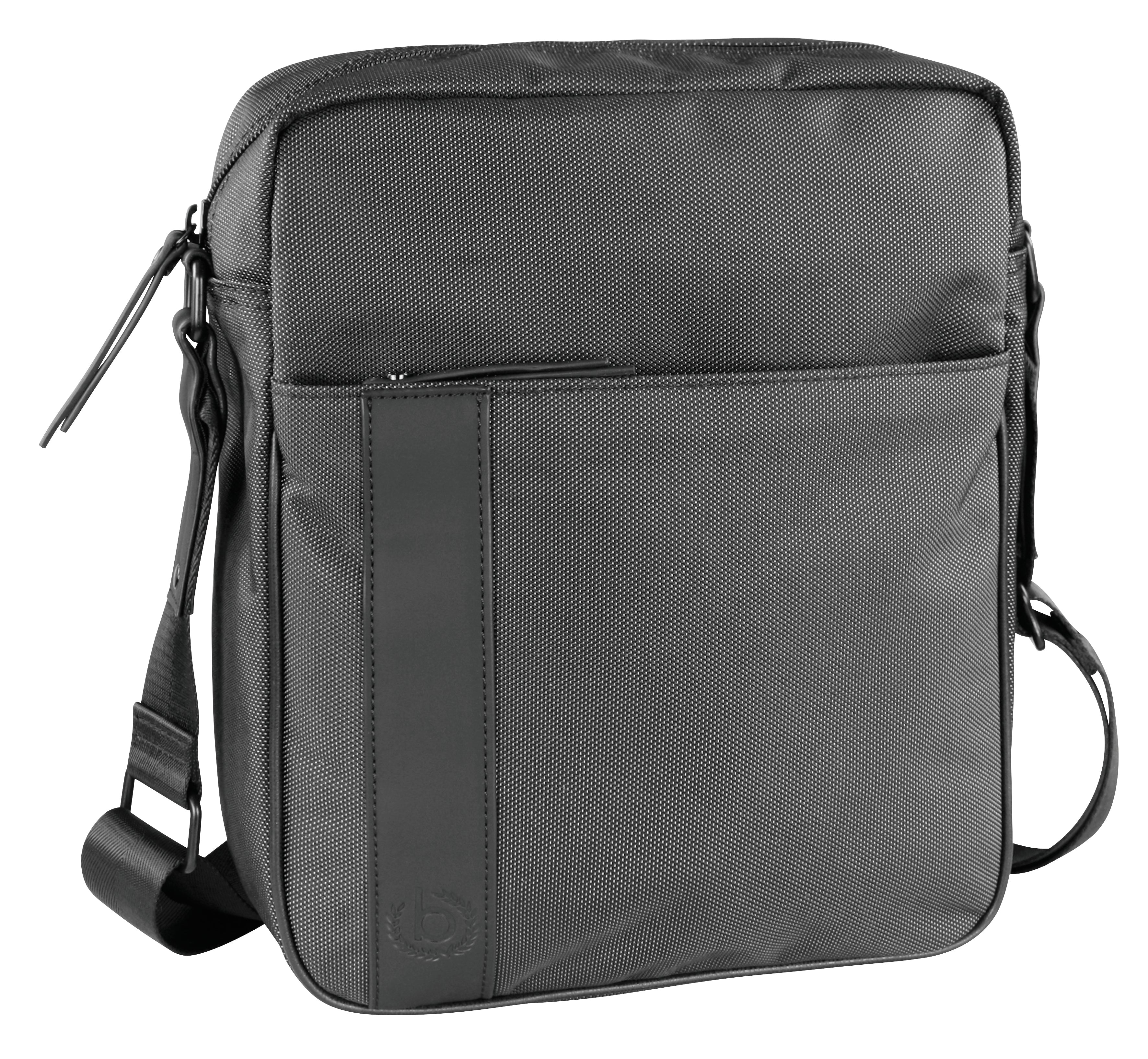 Bugatti Domani Schultertasche, groß, anthrazit – Ansicht 2