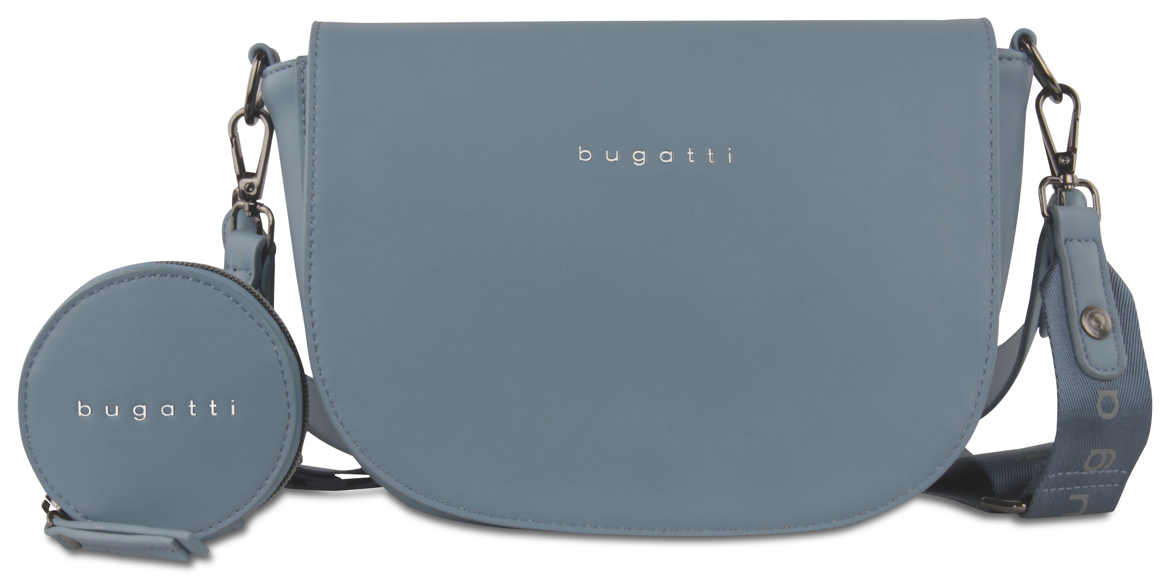Bugatti Almata Schultertasche M, denim – Ansicht 2