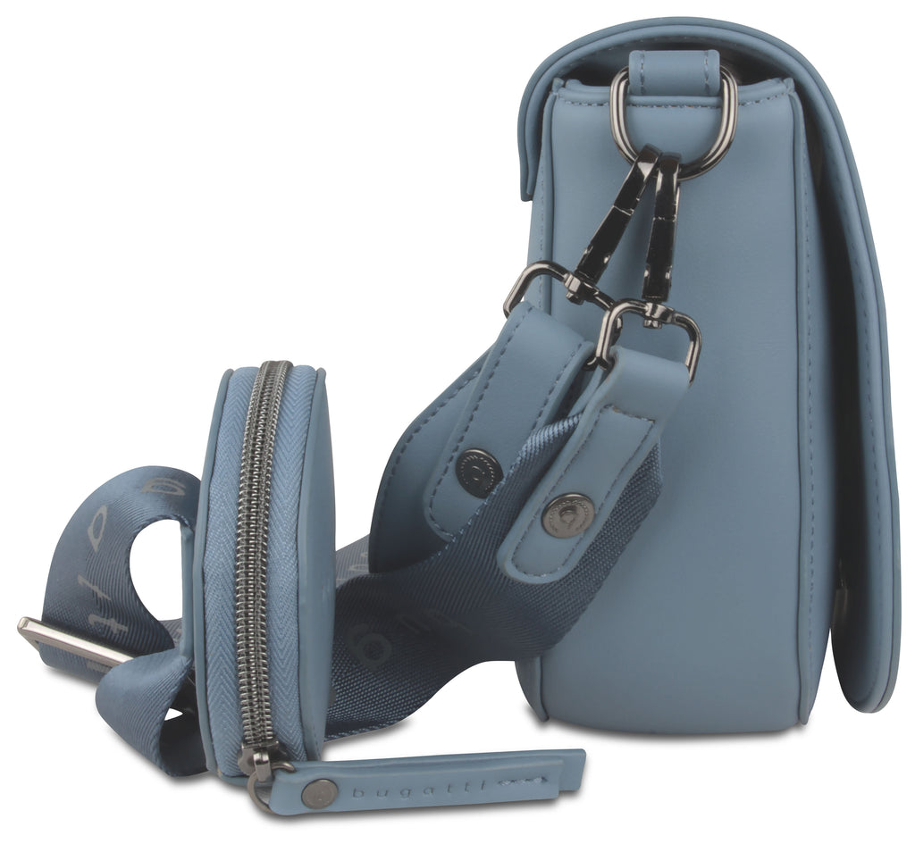 Bugatti Almata Schultertasche M, denim – Ansicht 4