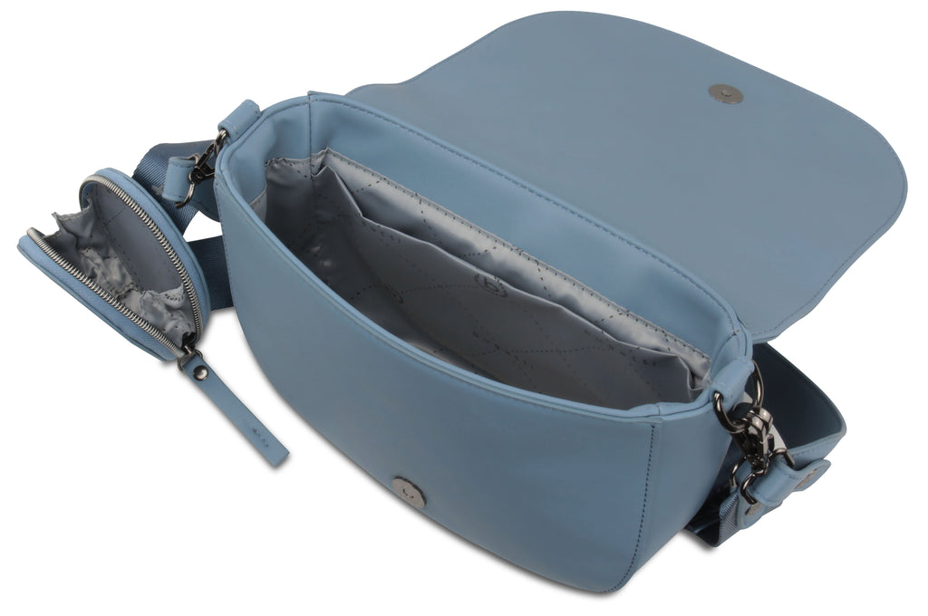 Bugatti Almata Schultertasche M, denim – Ansicht 1