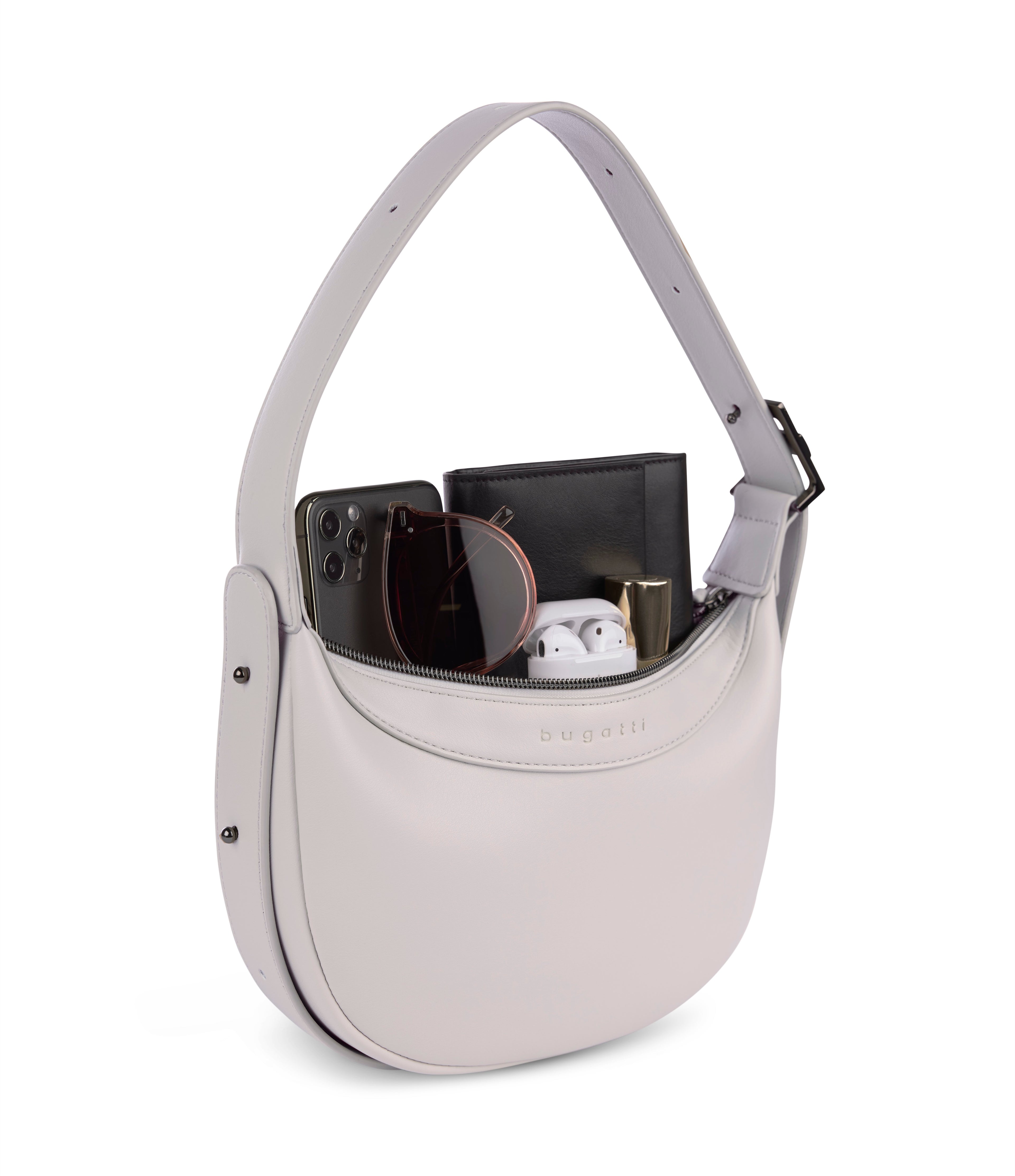 Bugatti Amelie Schultertasche S, beige – Ansicht 1