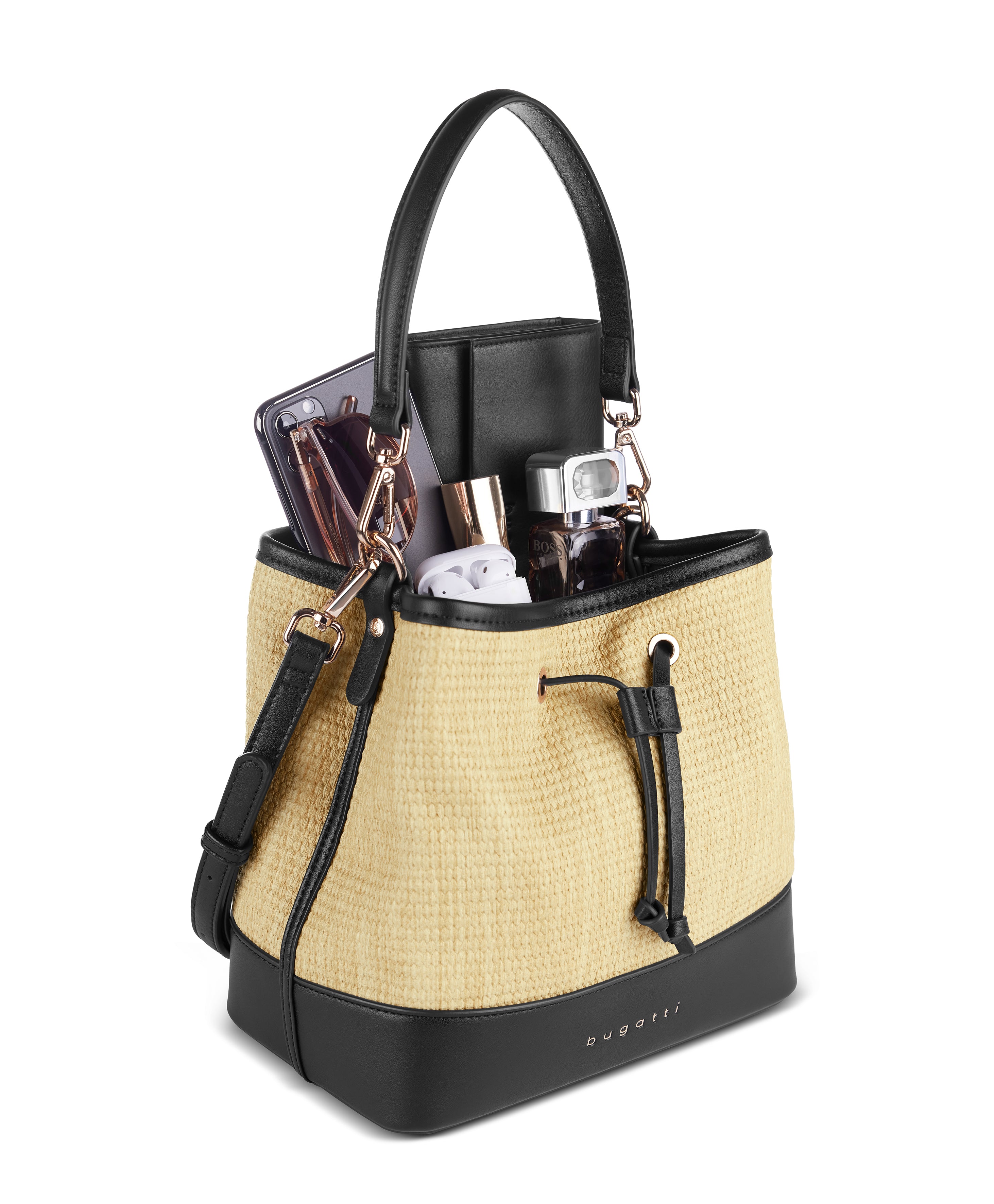 Bugatti ISA Beuteltasche, beige – Ansicht 1