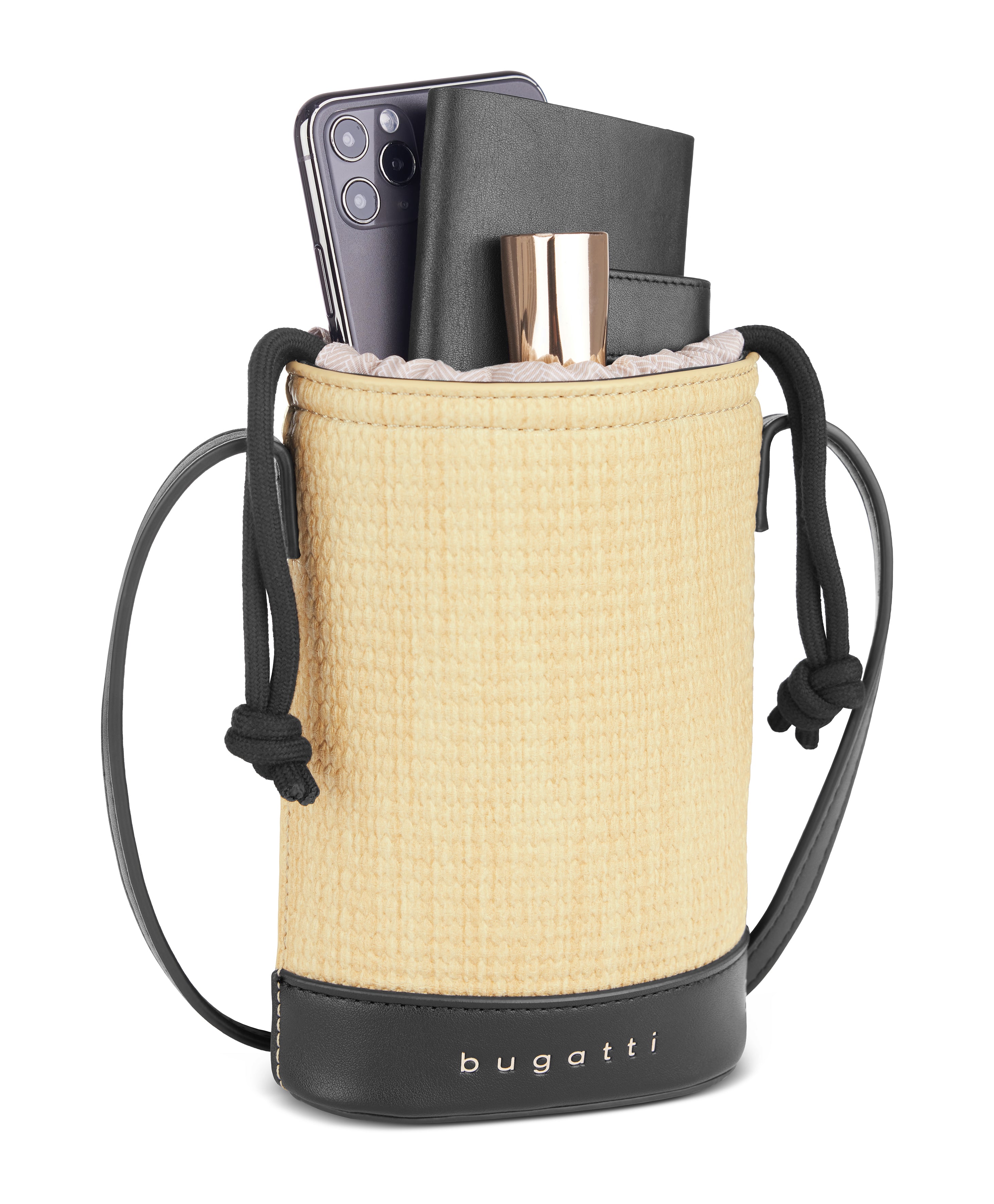 Bugatti ISA Mini Schultertasche, beige – Ansicht 1