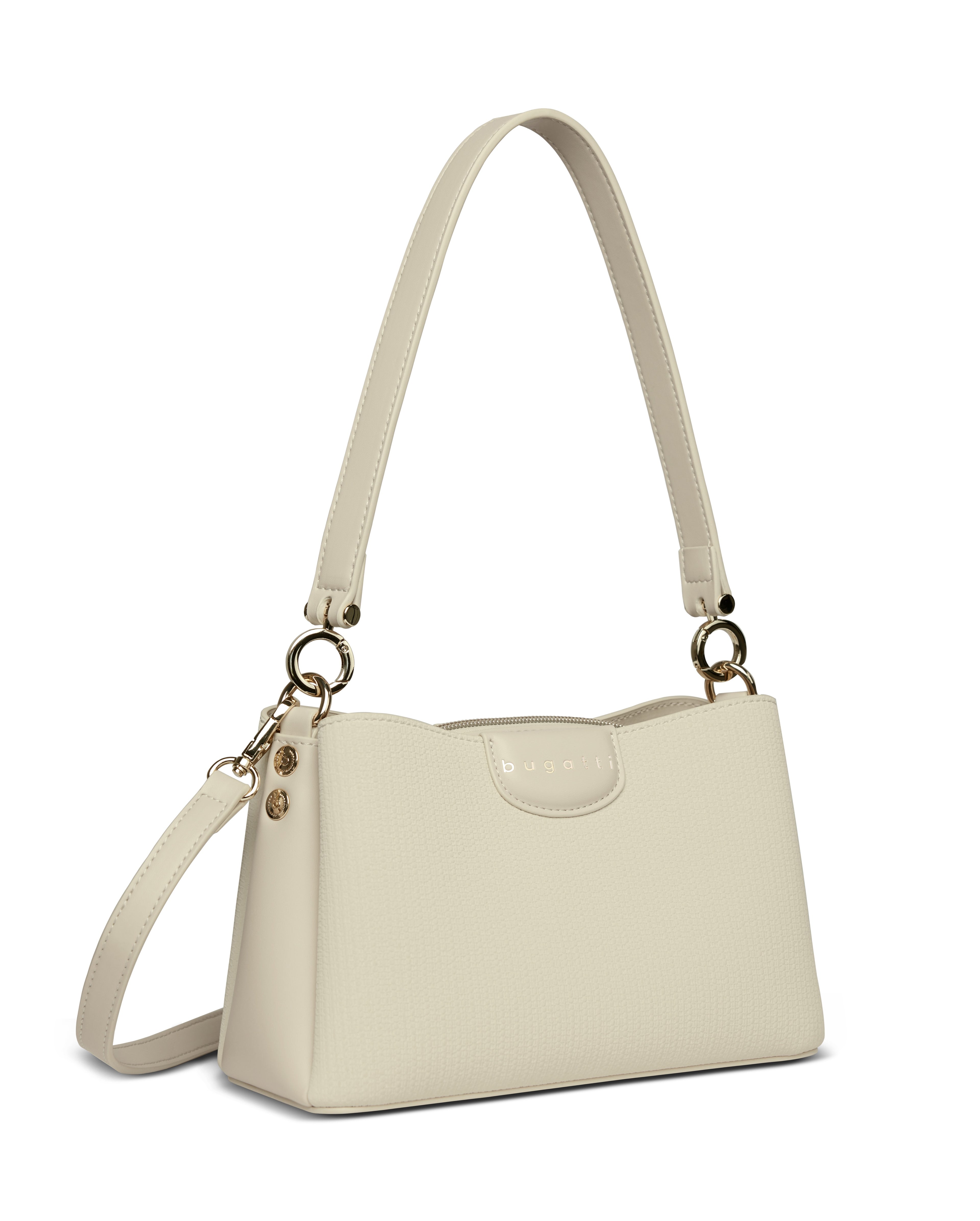 Bugatti LEAH Schultertasche, beige – Ansicht 3