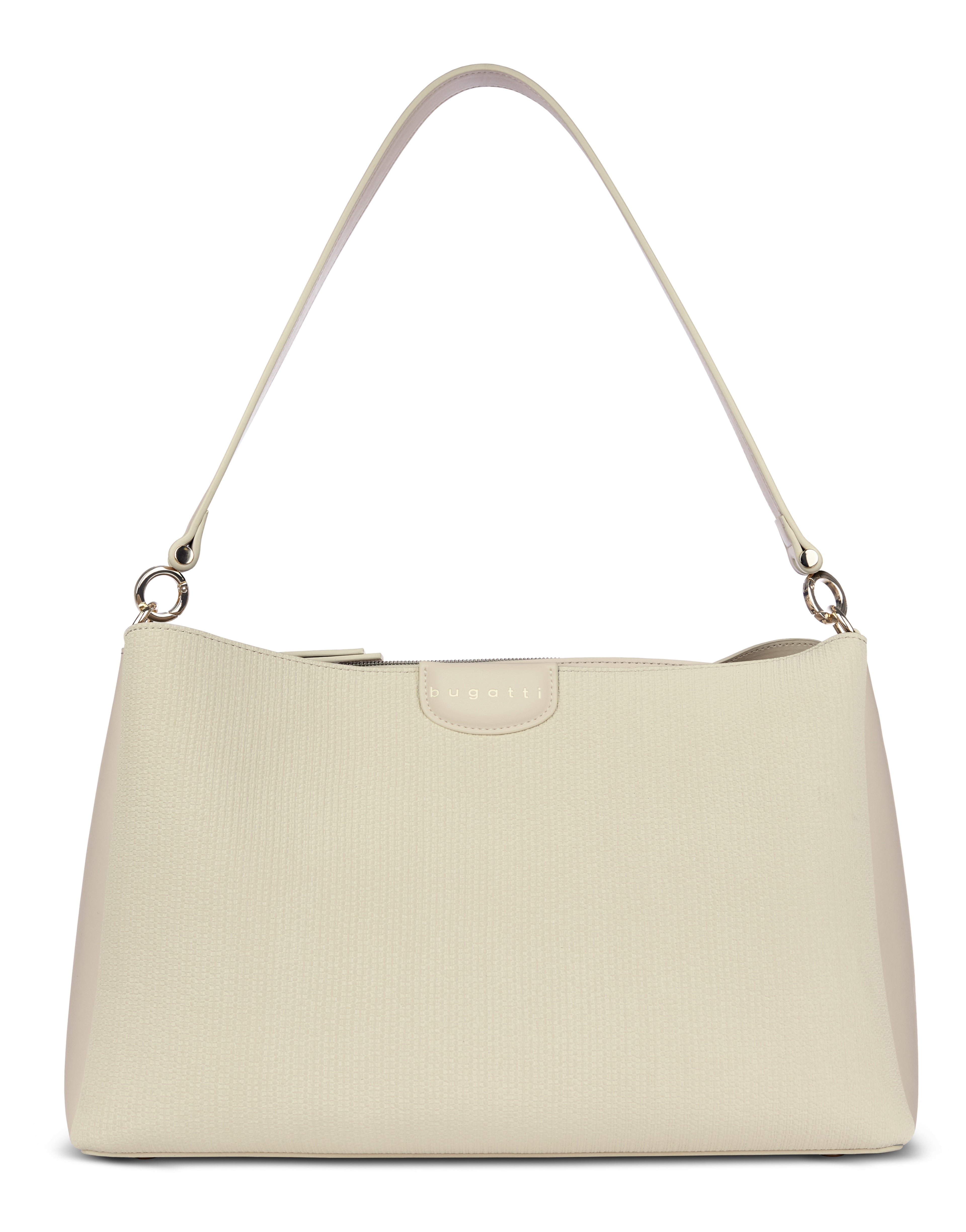 Bugatti LEAH Schultertasche L, beige – Ansicht 2
