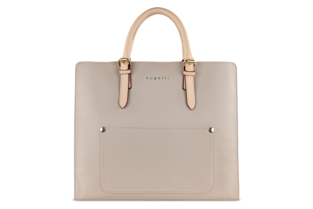 Bugatti ELLA Kurzgrifftasche XL, beige – Ansicht 2