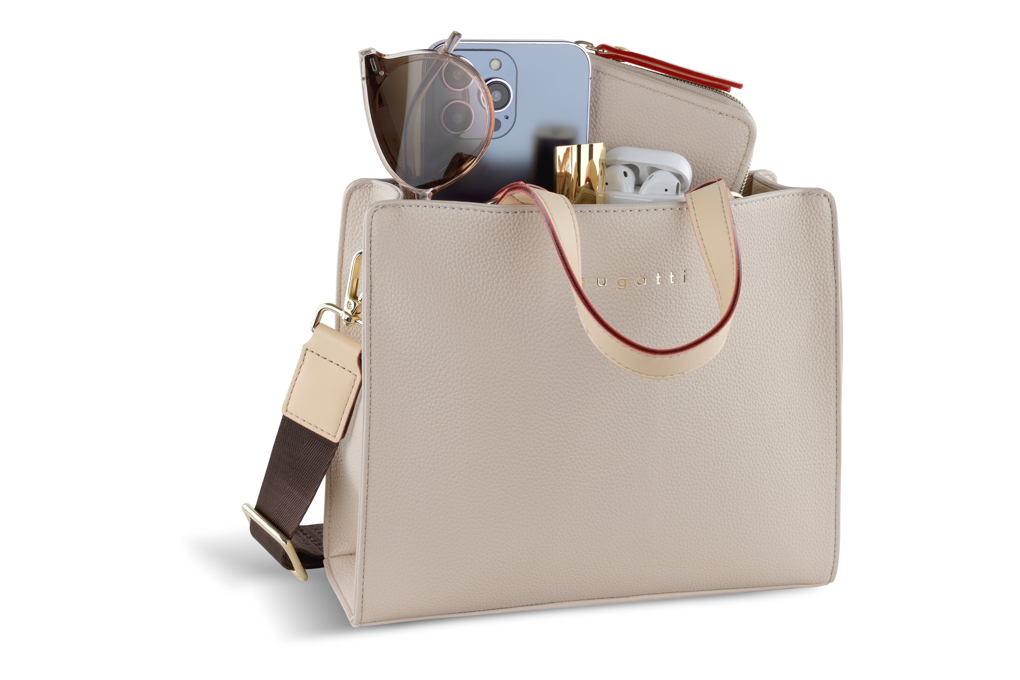 Bugatti ELLA Tote Bag Mini, beige – Ansicht 1