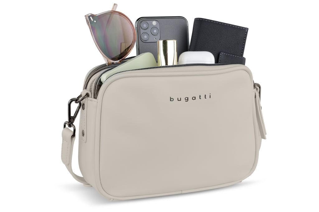 Bugatti Almata Schultertasche, beige – Ansicht 1