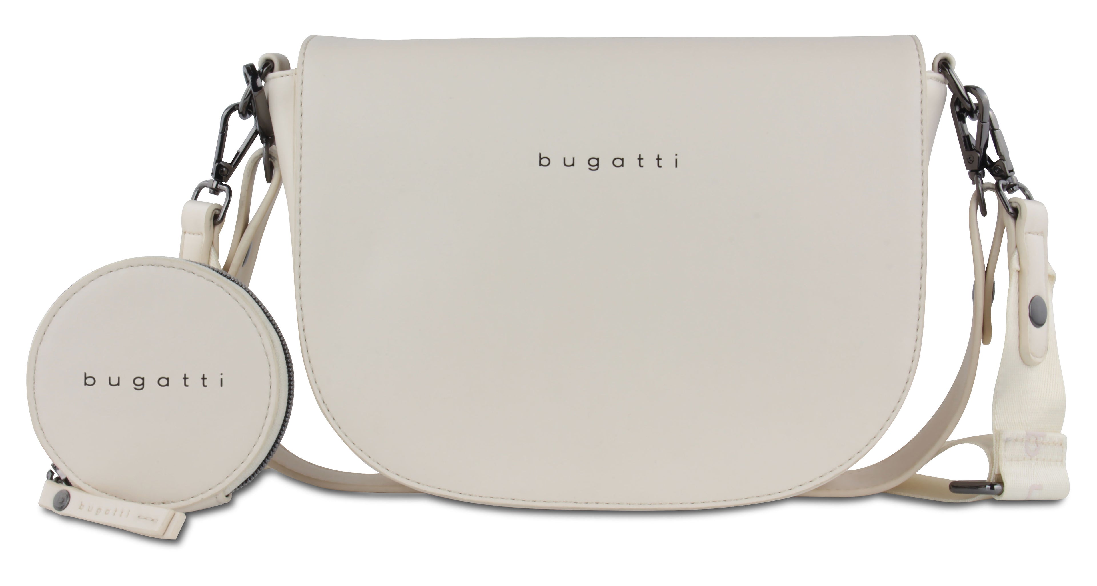 Bugatti Almata Schultertasche M, beige – Ansicht 2