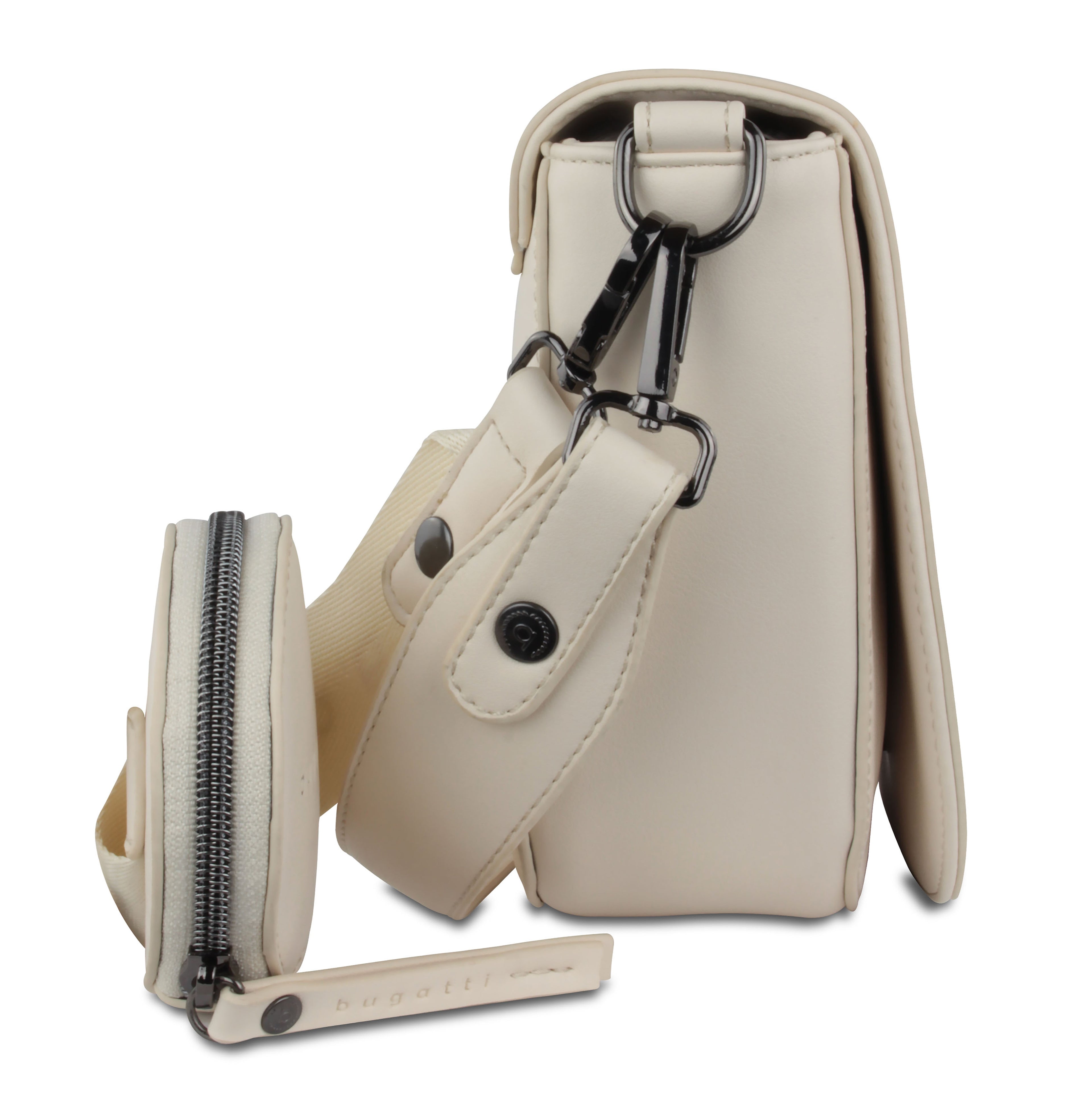 Bugatti Almata Schultertasche M, beige – Ansicht 5