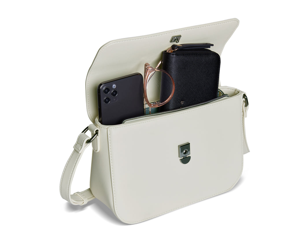 Bugatti Almata Schultertasche M, biege – Ansicht 1