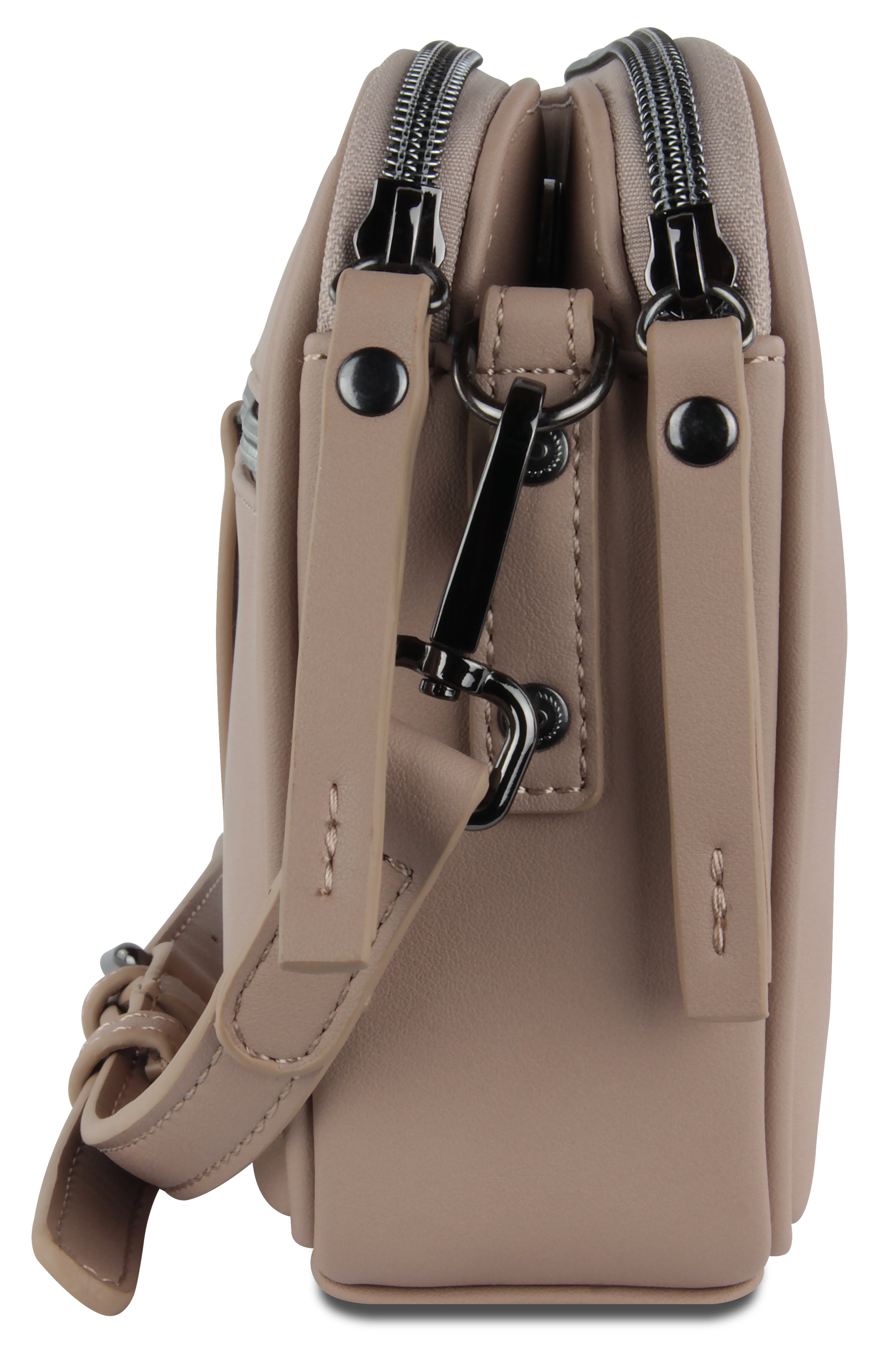 Bugatti Almata Schultertasche, sand – Ansicht 6