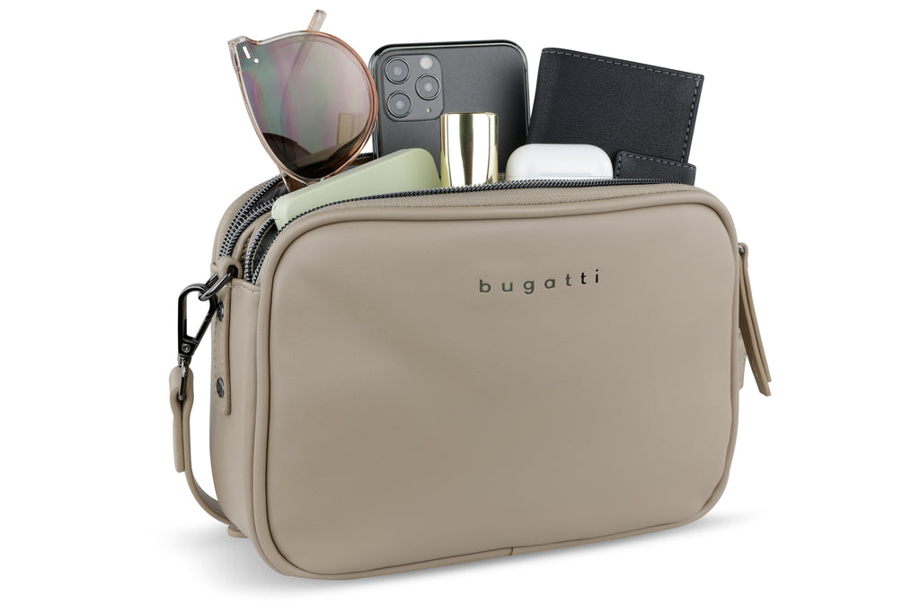 Bugatti Almata Schultertasche, sand – Ansicht 1