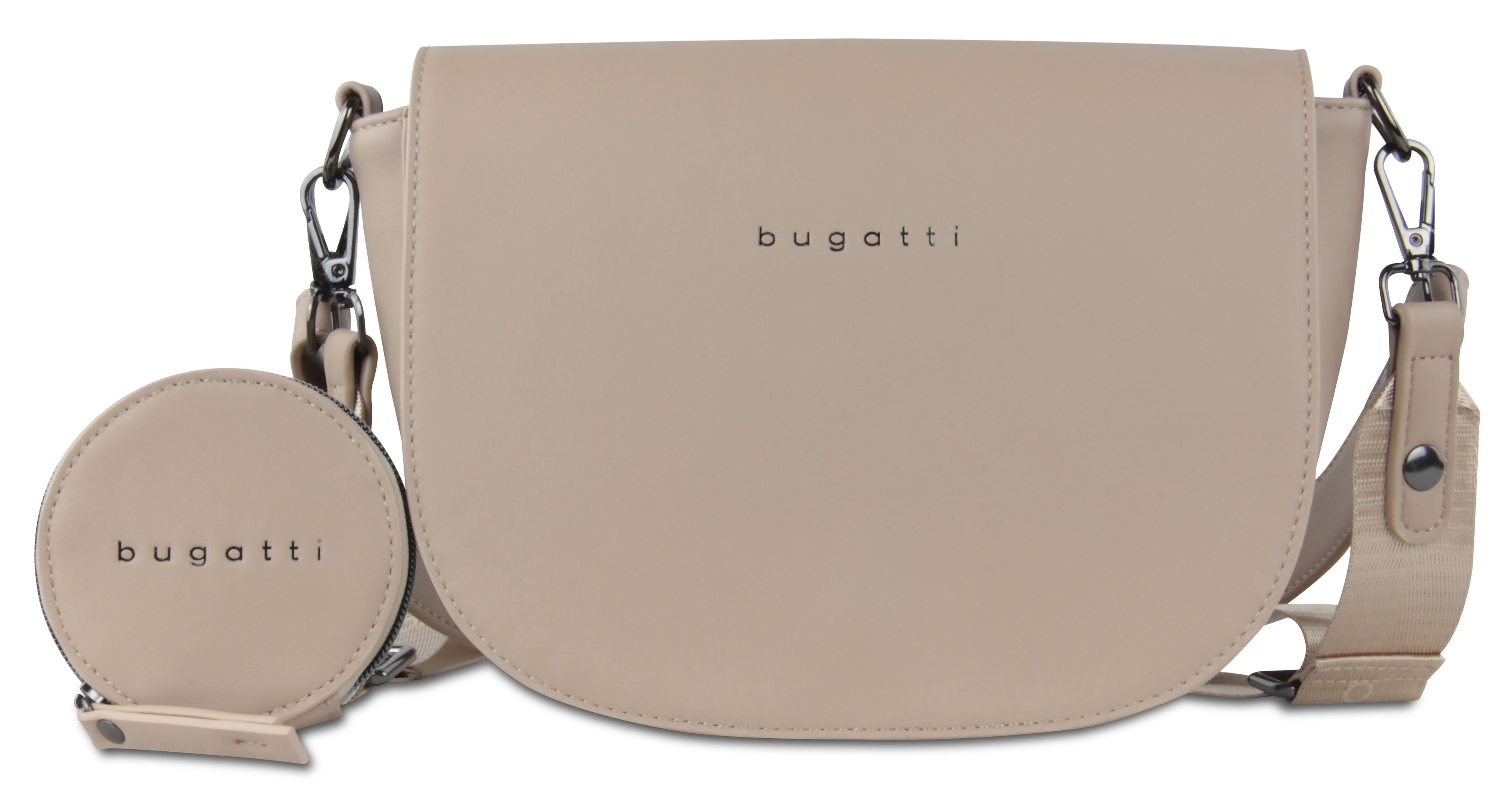 Bugatti Almata Schultertasche M, sand – 49665854 – Ansicht 2