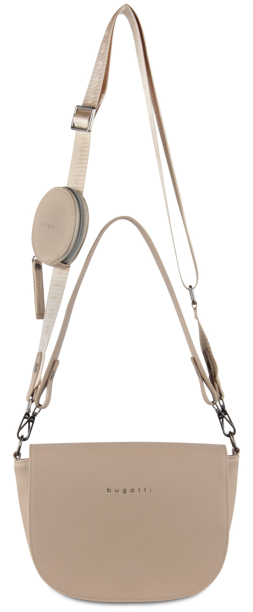 Bugatti Almata Schultertasche M, sand – 49665854 – Ansicht 4