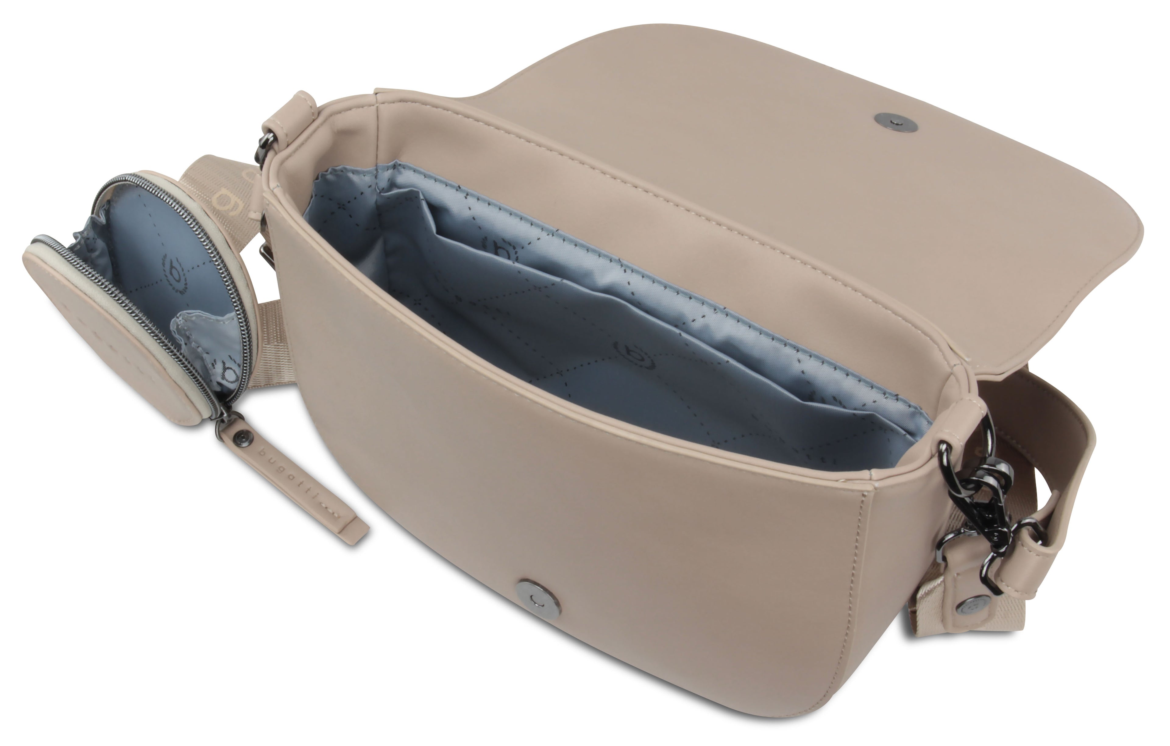 Bugatti Almata Schultertasche M, sand – 49665854 – Ansicht 1