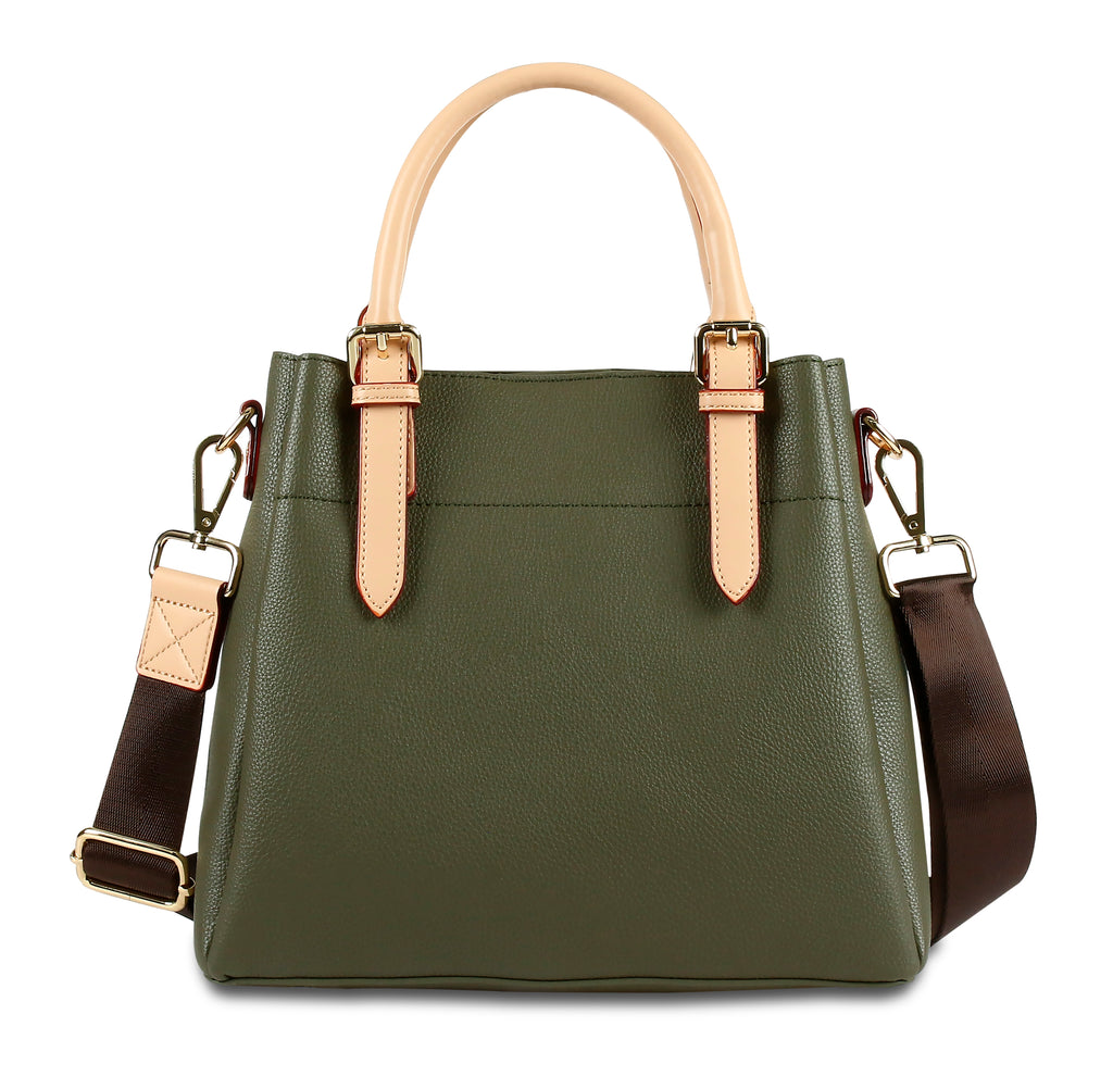 Bugatti Ella Kurzgrifftasche M, olive – Ansicht 4