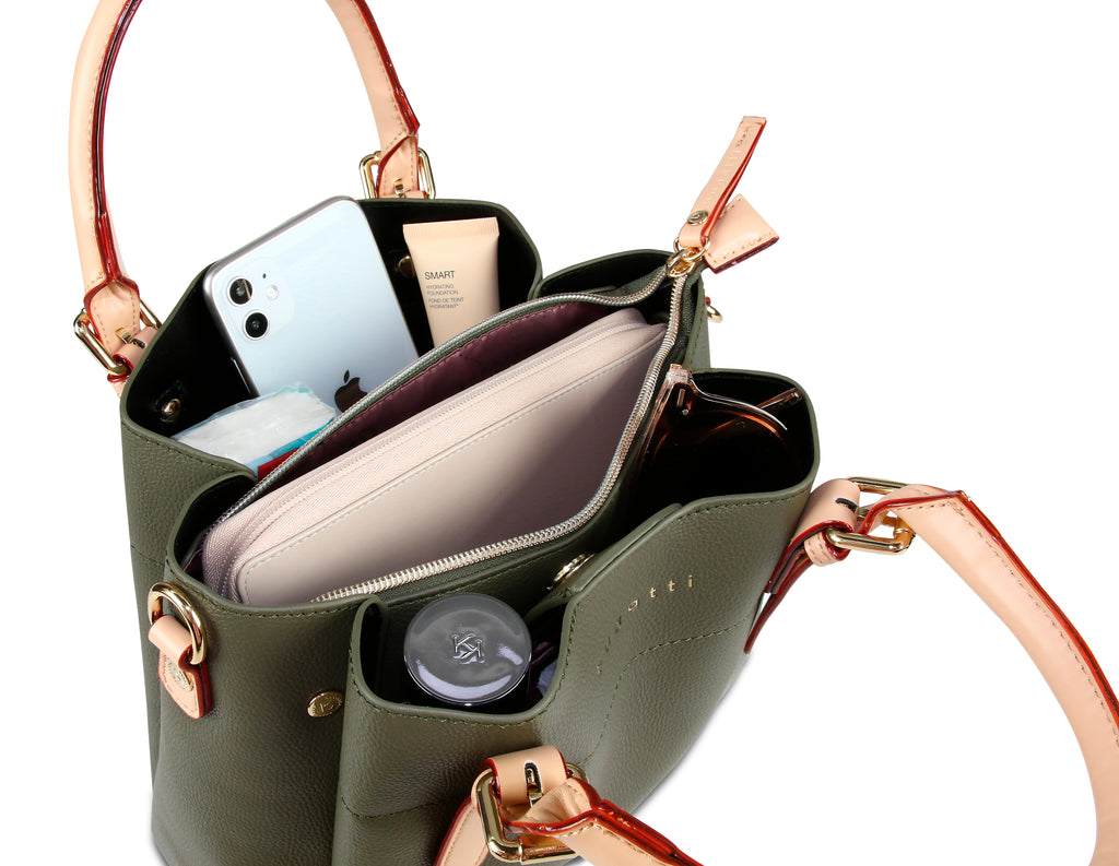 Bugatti Ella Kurzgrifftasche M, olive – Ansicht 1