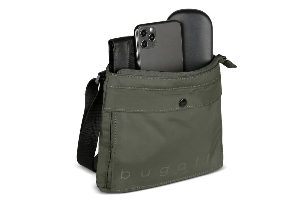 Bugatti Legere Schultertasche klein, olive – Ansicht 1