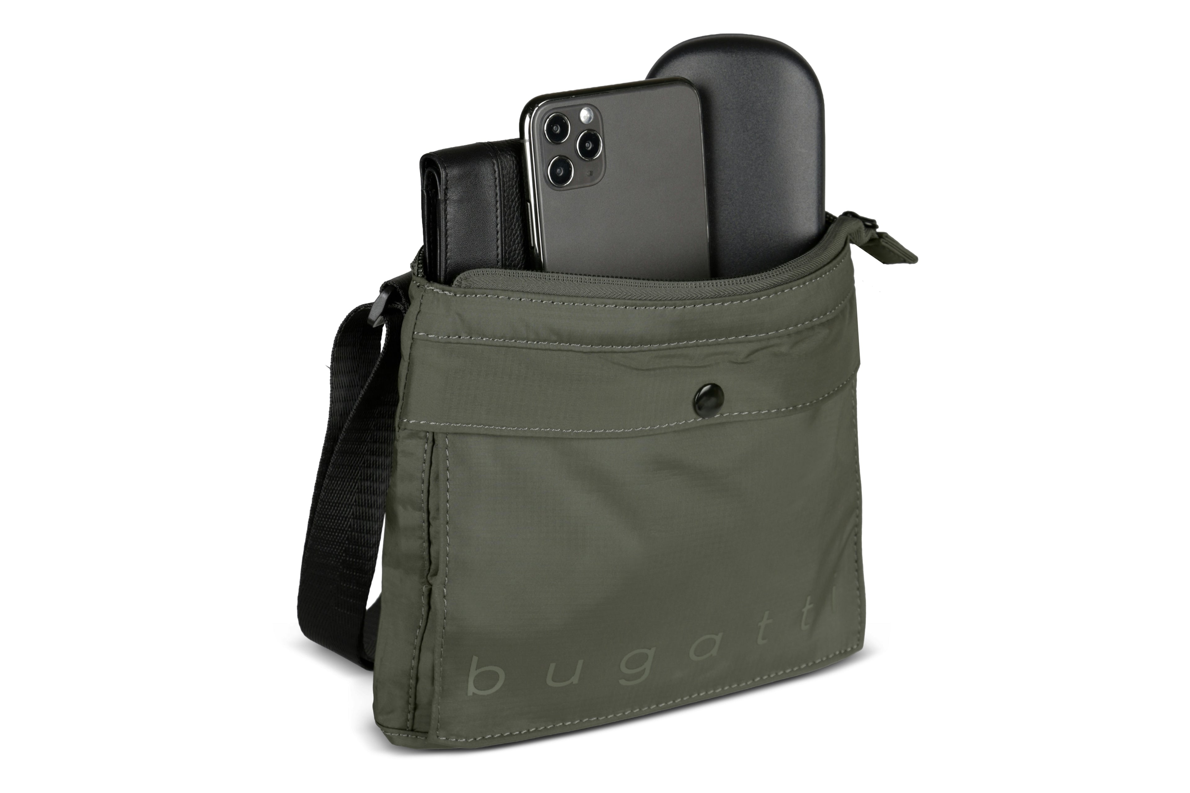 Bugatti Legere Schultertasche klein, olive – Ansicht 1