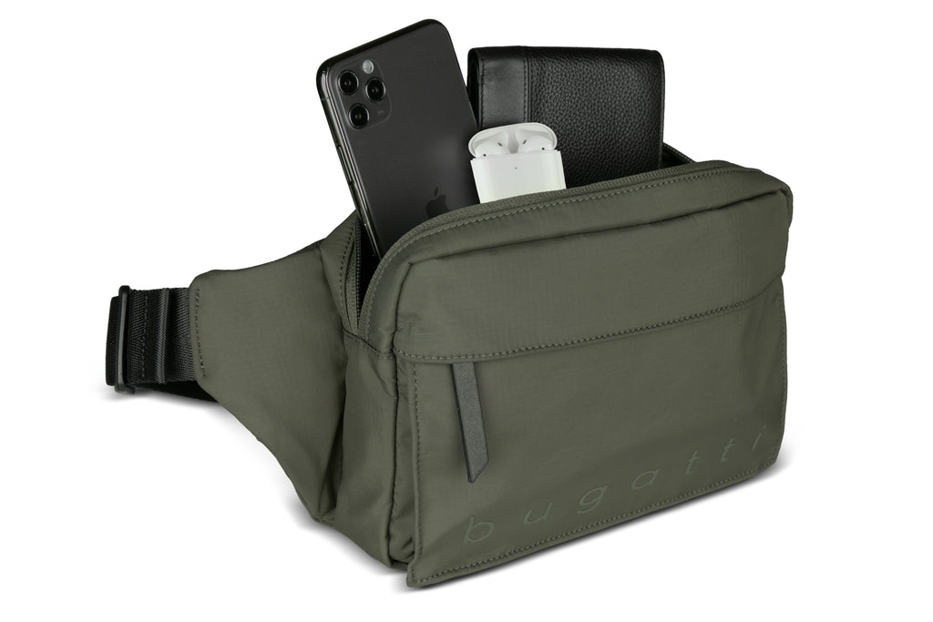 Bugatti Legere Bauchtasche, olive – Ansicht 1