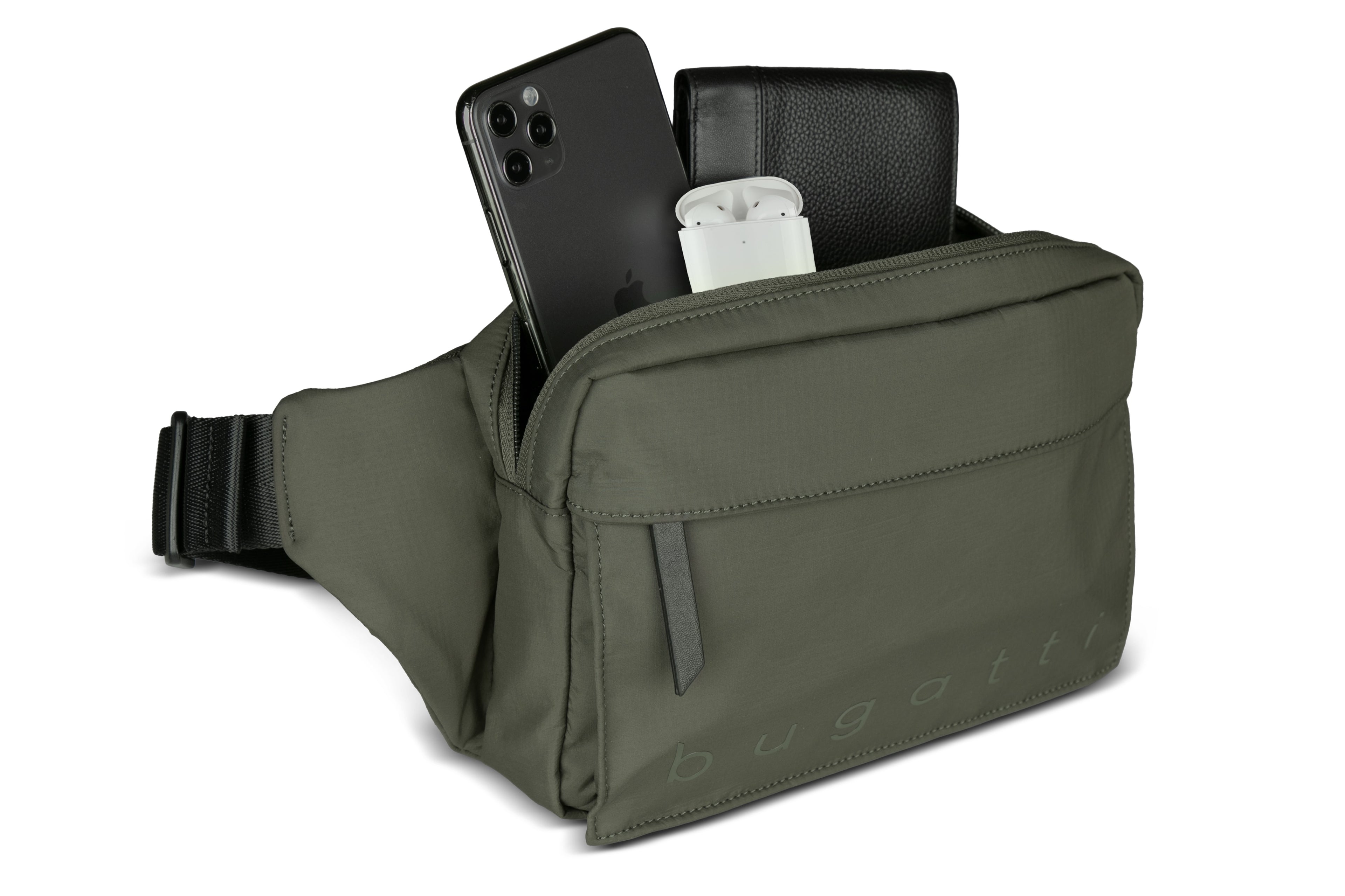 Bugatti Legere Bauchtasche, olive – Ansicht 1