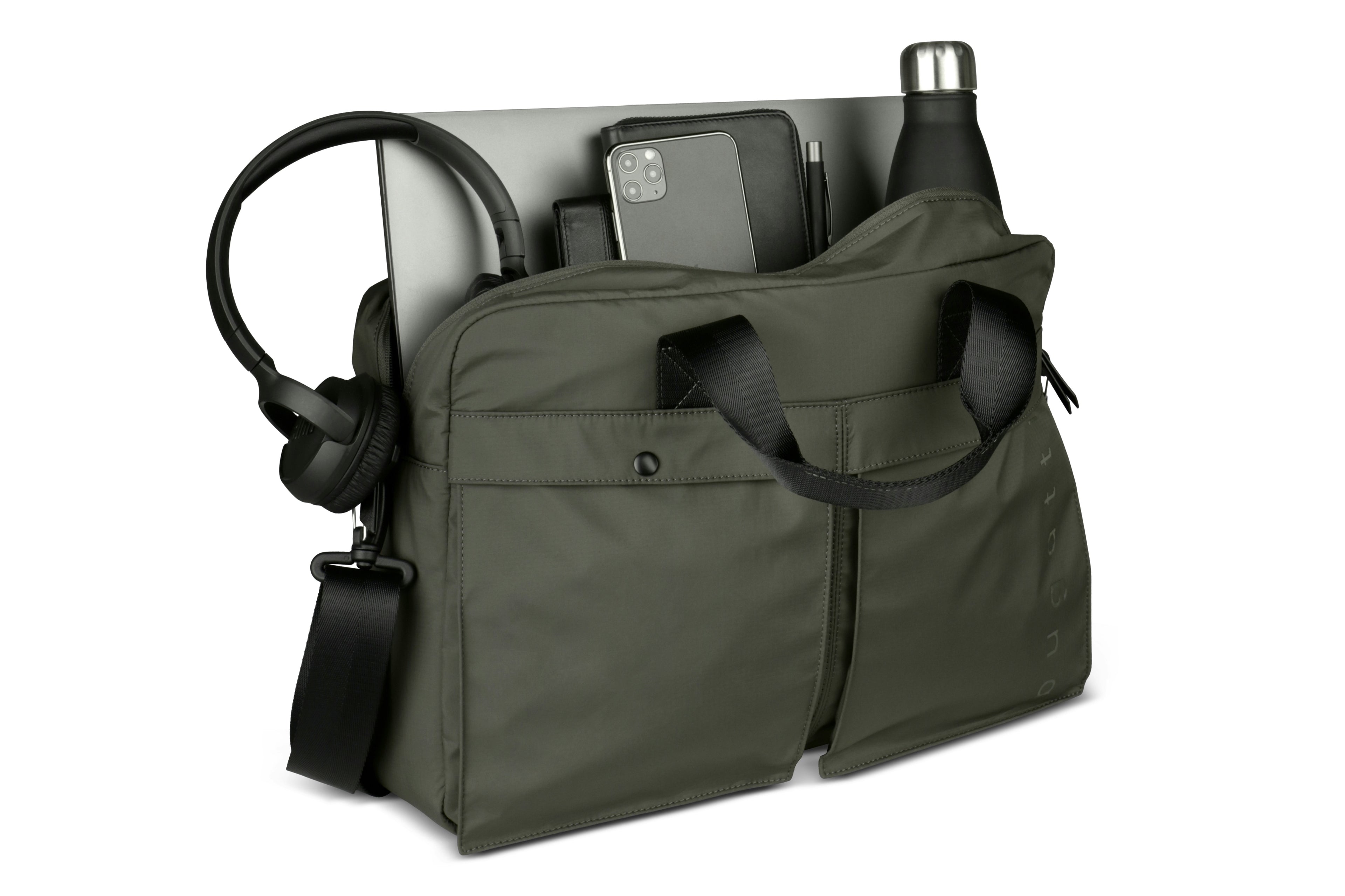 Bugatti Legere Aktentasche, olive – Ansicht 1