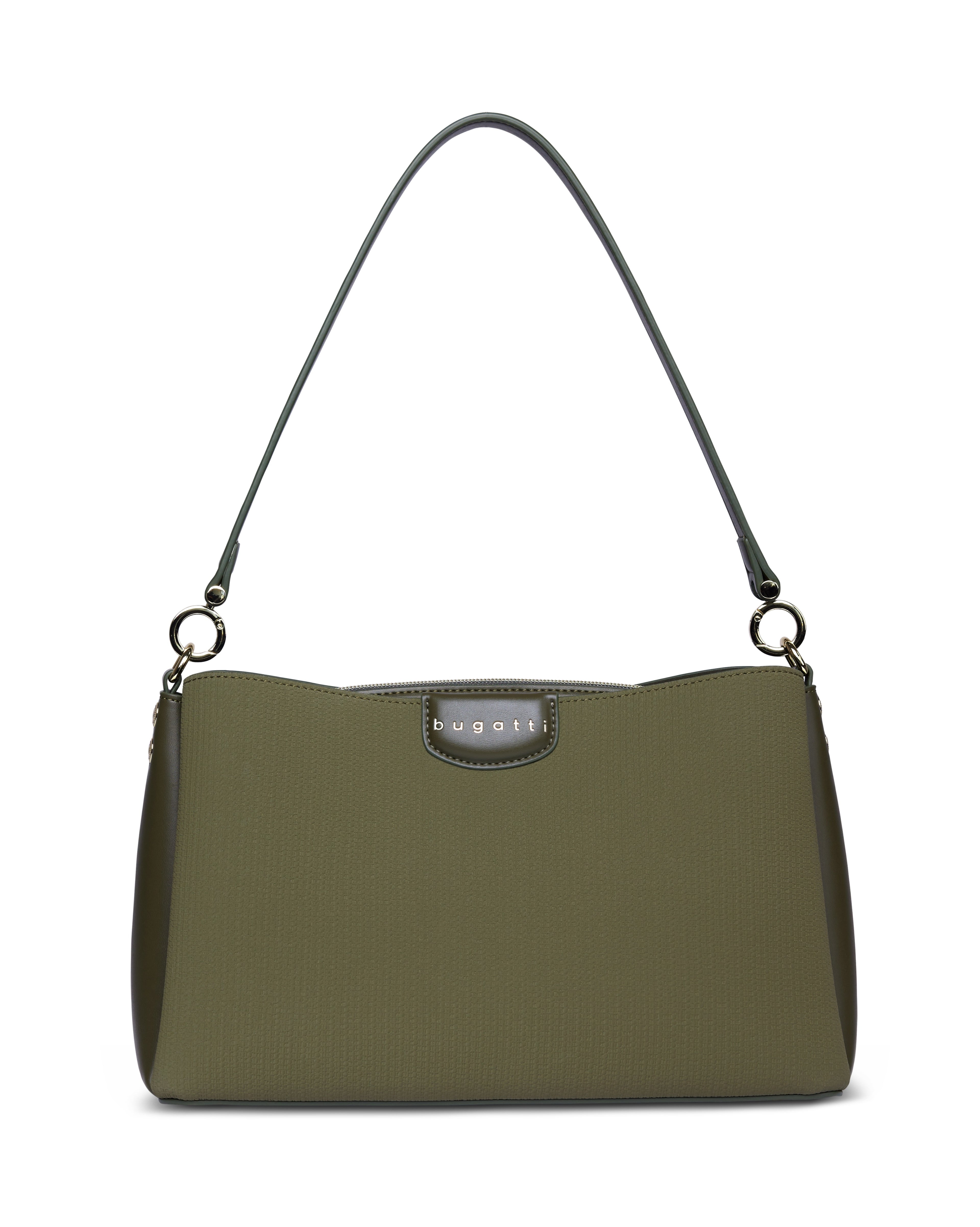 Bugatti LEAH Schultertasche M, olive – Ansicht 2