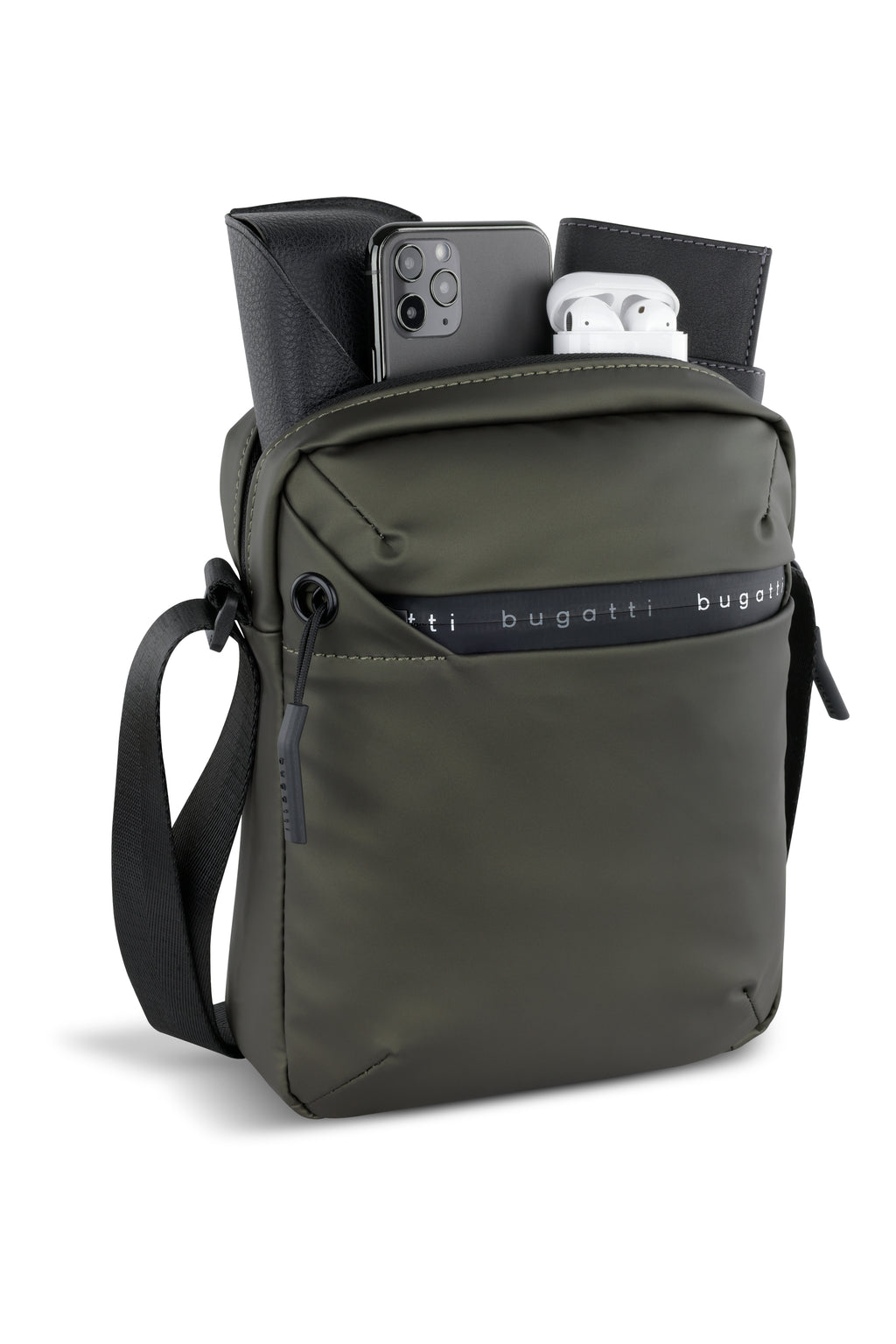 Bugatti Blanc Schultertasche S, olive – Ansicht 1
