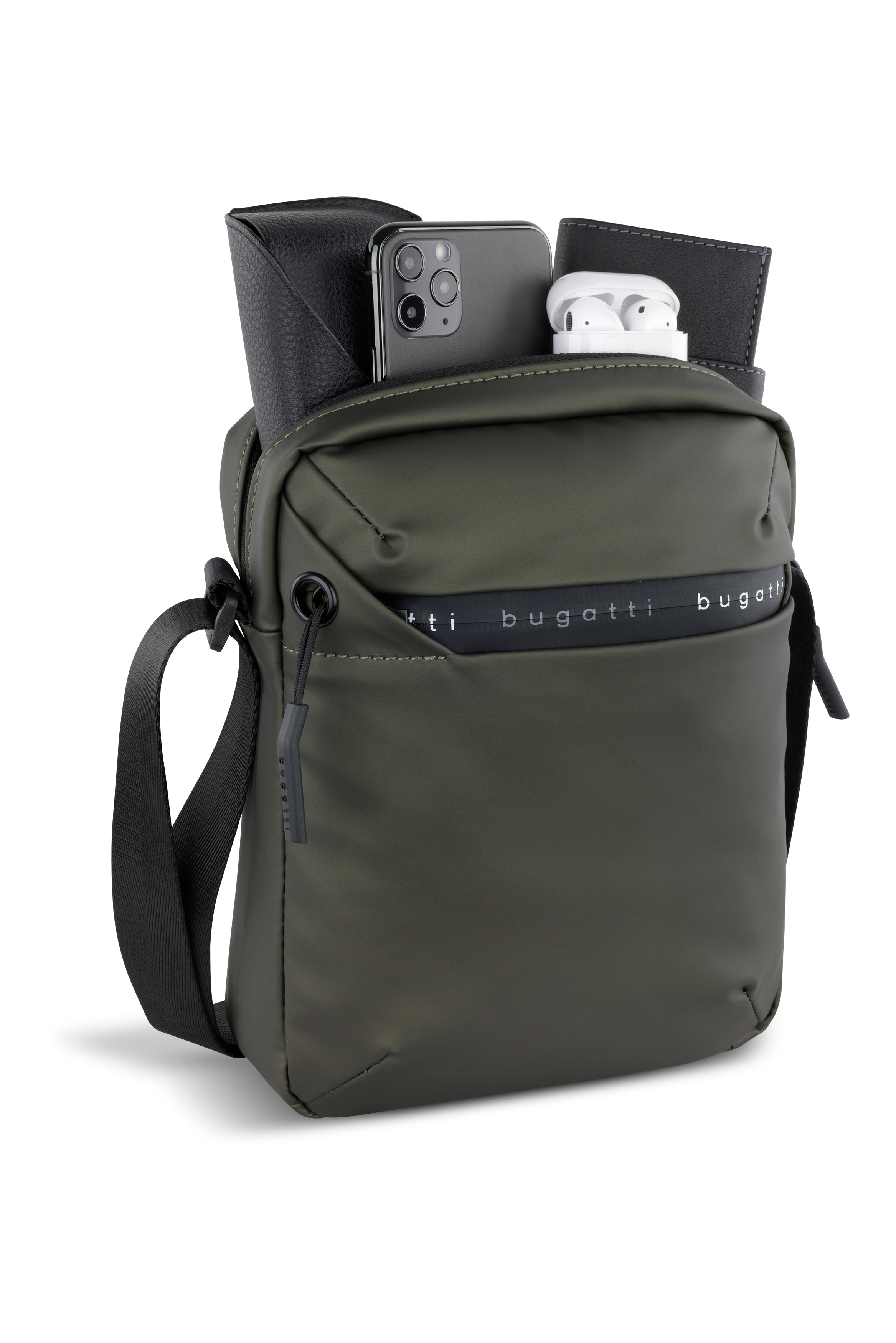 Bugatti Blanc Schultertasche S, olive – Ansicht 1
