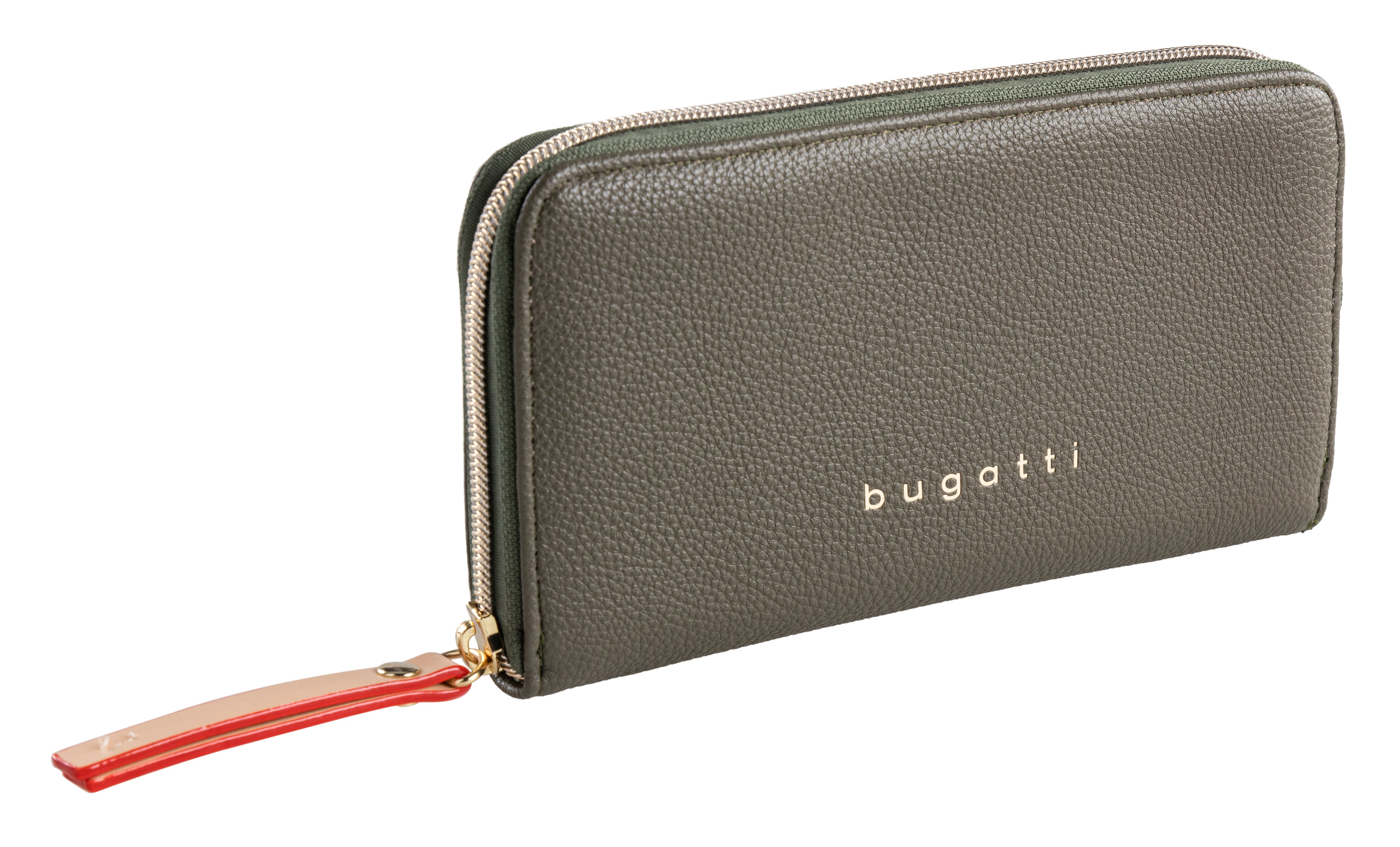 Bugatti ELLA Damengeldbörse lang, olive – Ansicht 3