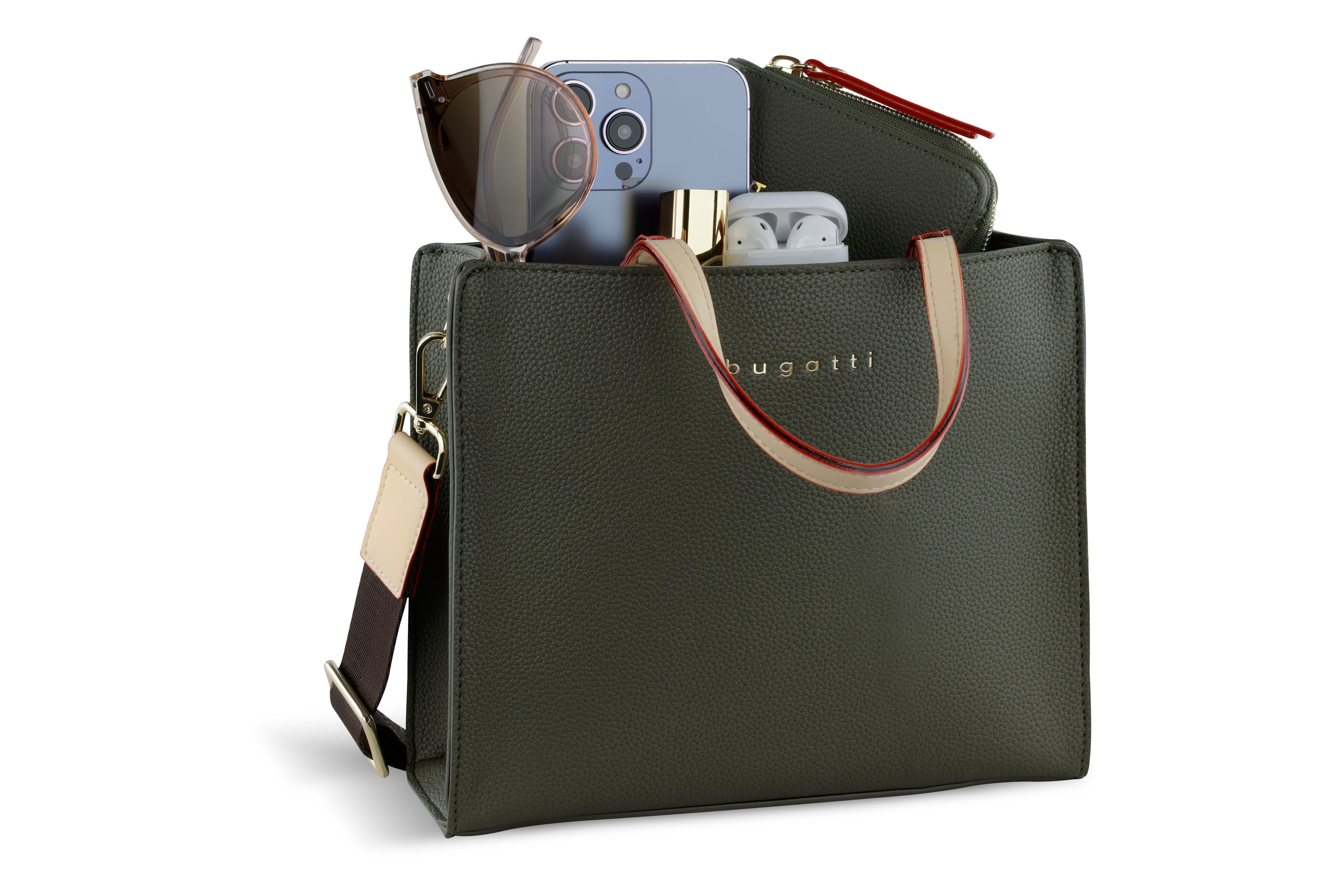 Bugatti ELLA Tote Bag Mini, olive – Ansicht 1