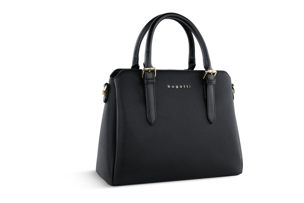 Bugatti Ella Handtasche M, schwarz saffiano – Ansicht 1